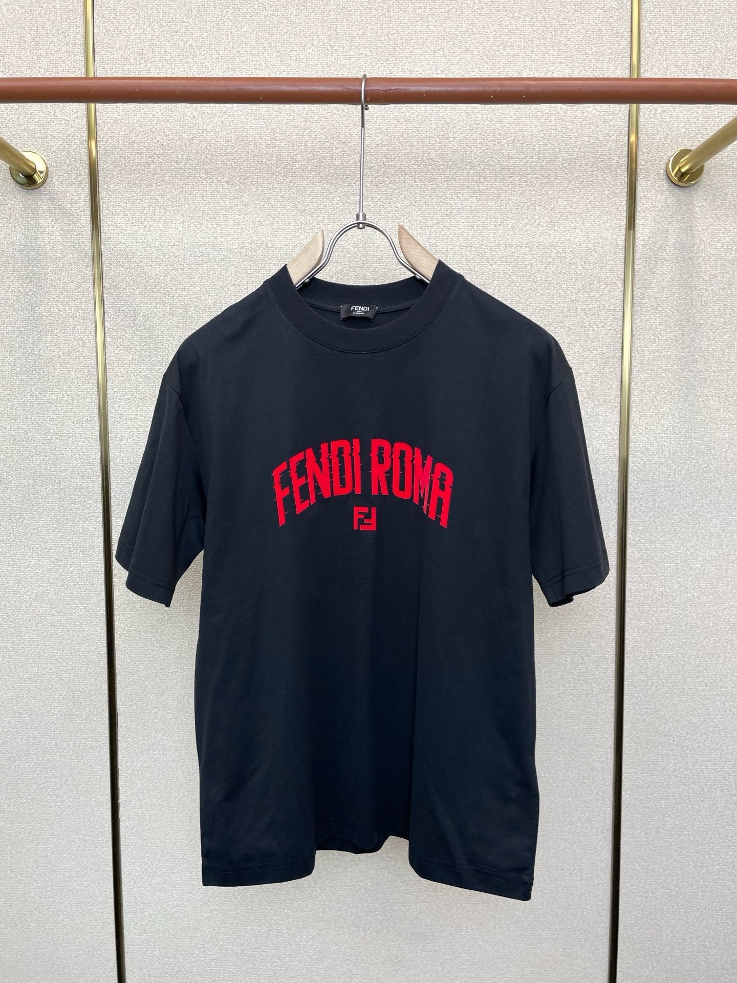 Fendi 2026 Men's Short-Sleeve T-Shirt Cotton 824363