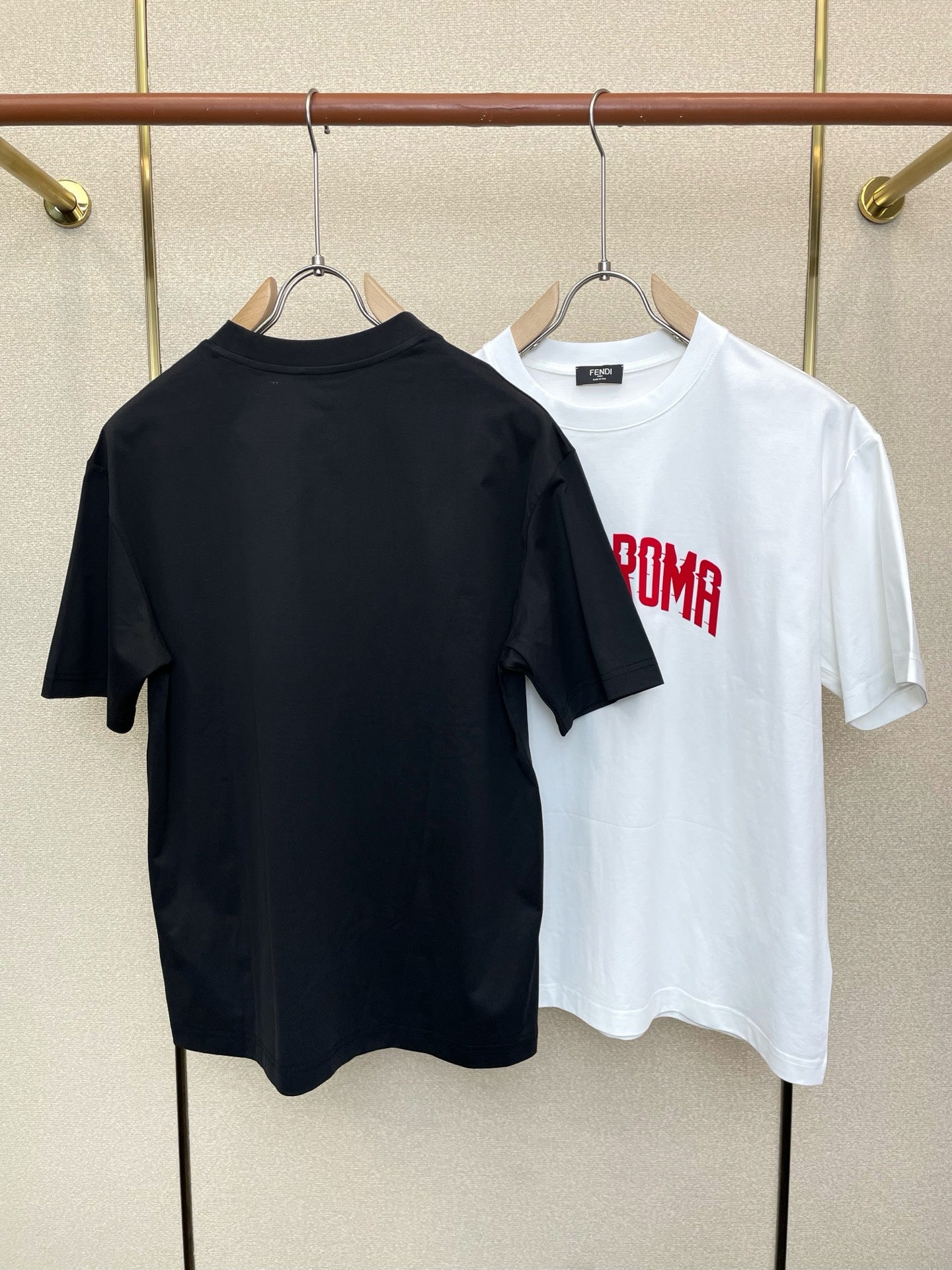 Fendi 2026 Men's Short-Sleeve T-Shirt Cotton 824363