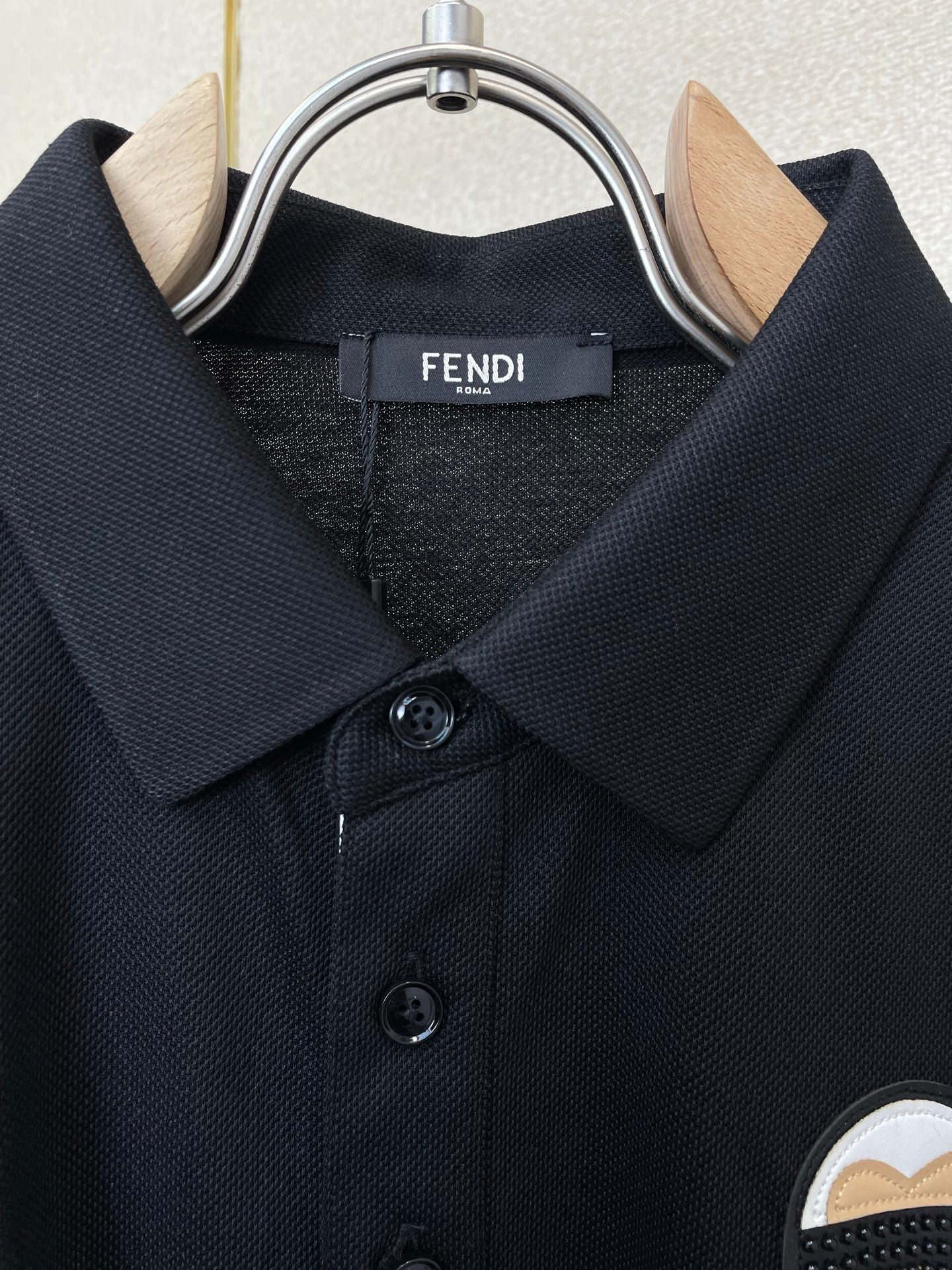 Fendi 2026 Men's Short-Sleeve Polo Shirt Fabric 824566