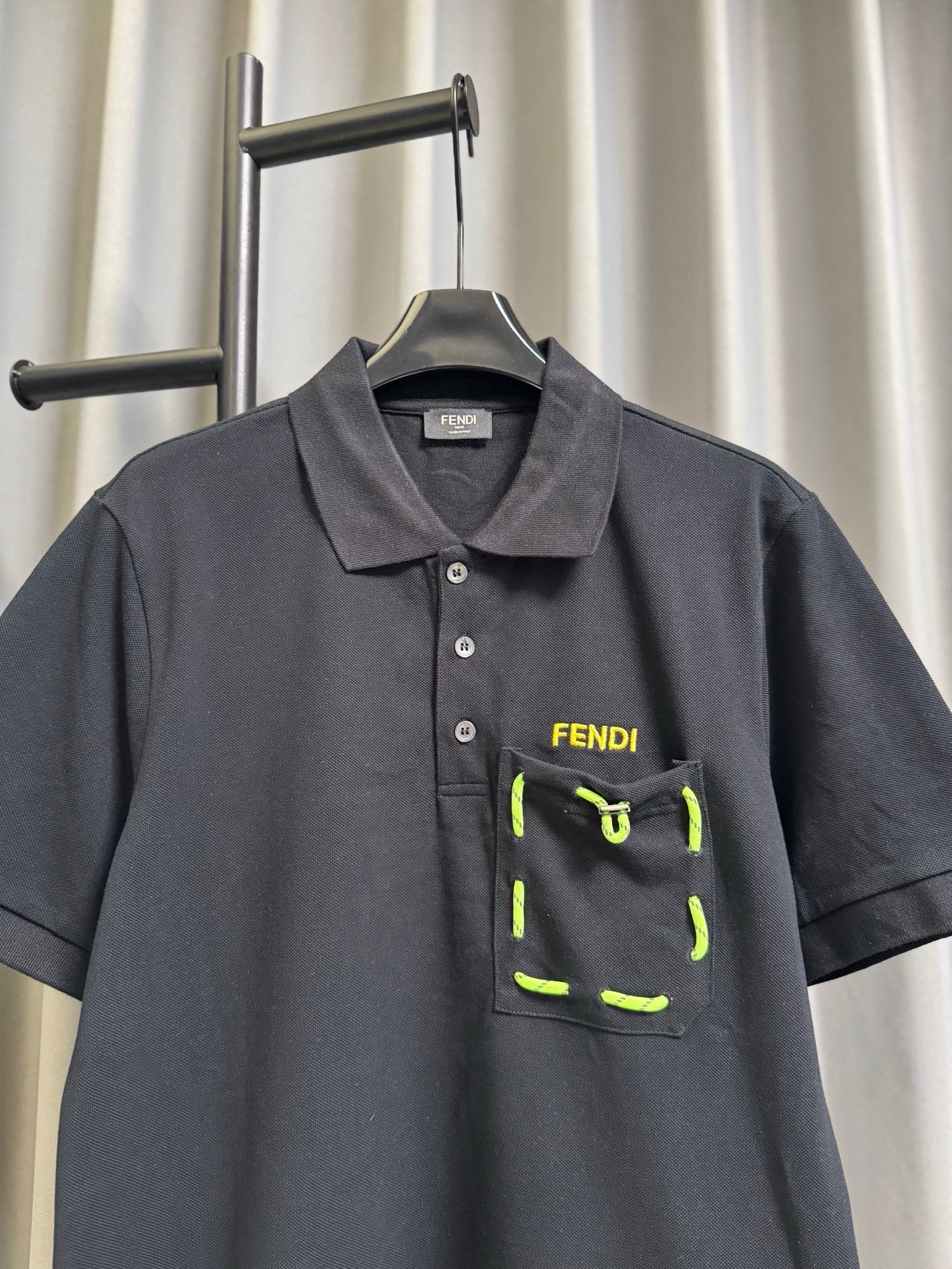 Fendi 2026 Men's Short-Sleeve Polo Shirt Cotton 830414
