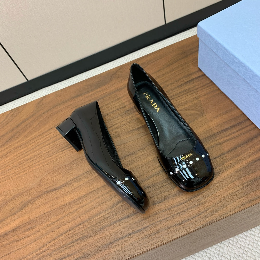 Prada 2026 Ballet Flats Patent Leather 792672