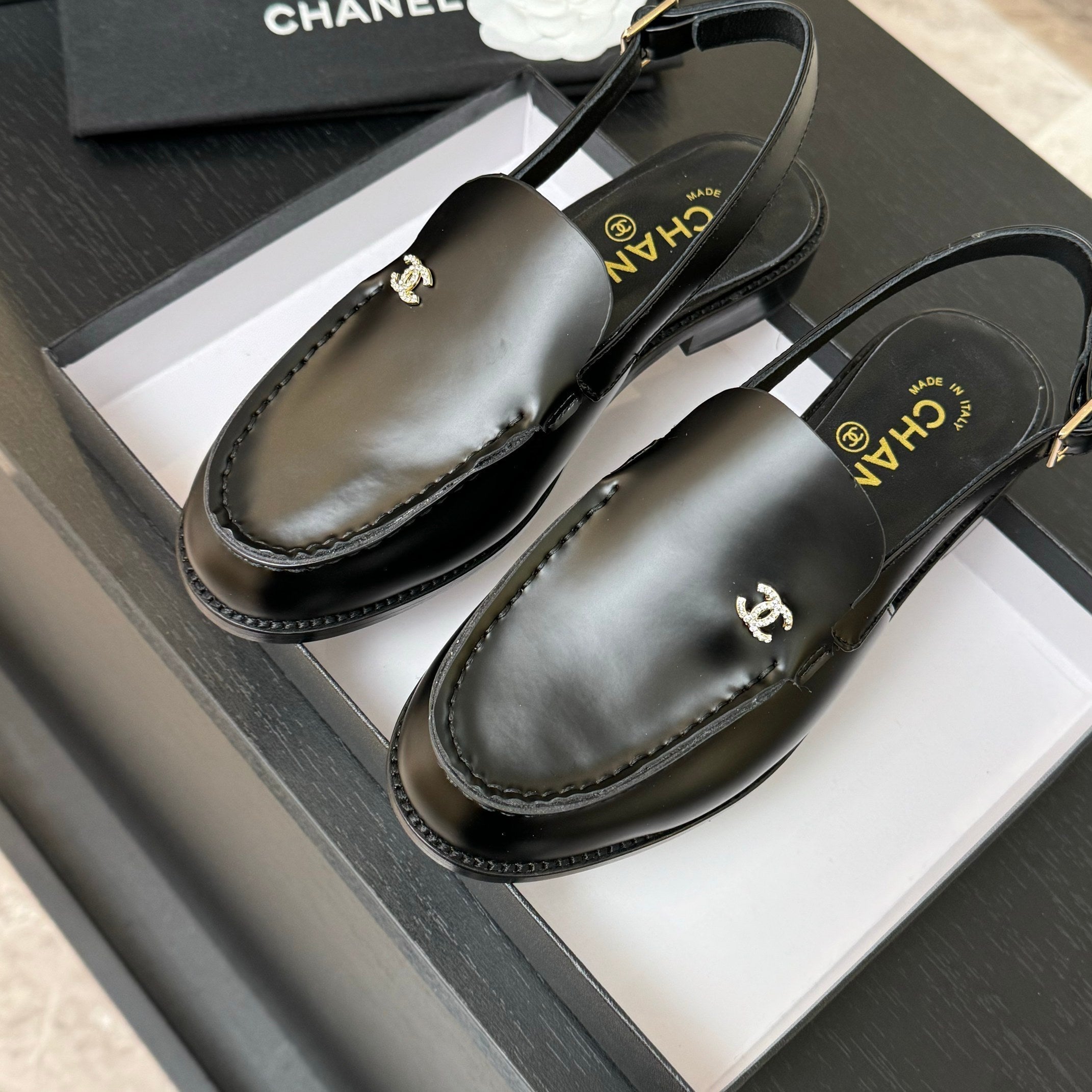 CC 25C Slingback Loafer Patent Leather