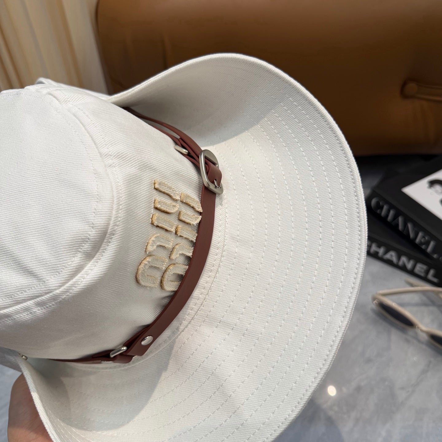 Miumiu Foldable Fisherman Hat Cotton 323655