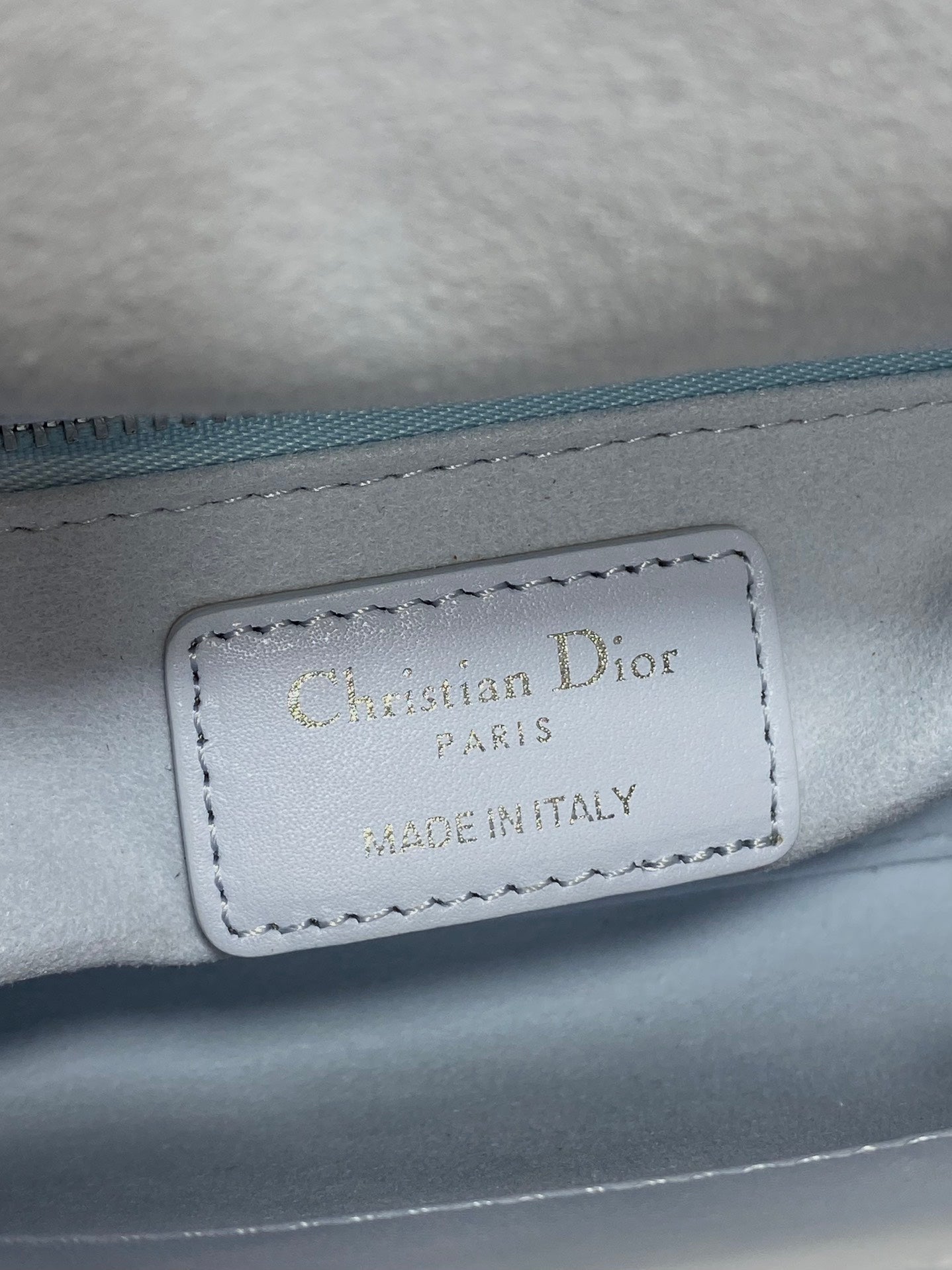 Dior 2026 Mini Lady Dior Bag Glacier Blue Lambskin 270717