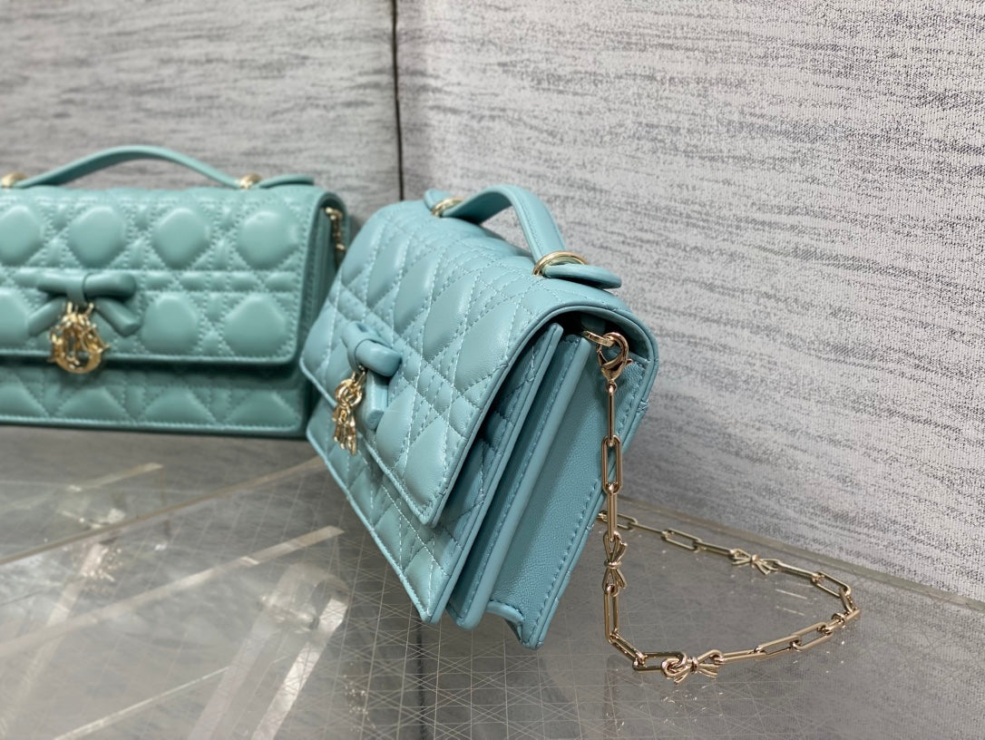 Dior 2026 My Dior Bag Tourmaline Blue Lambskin