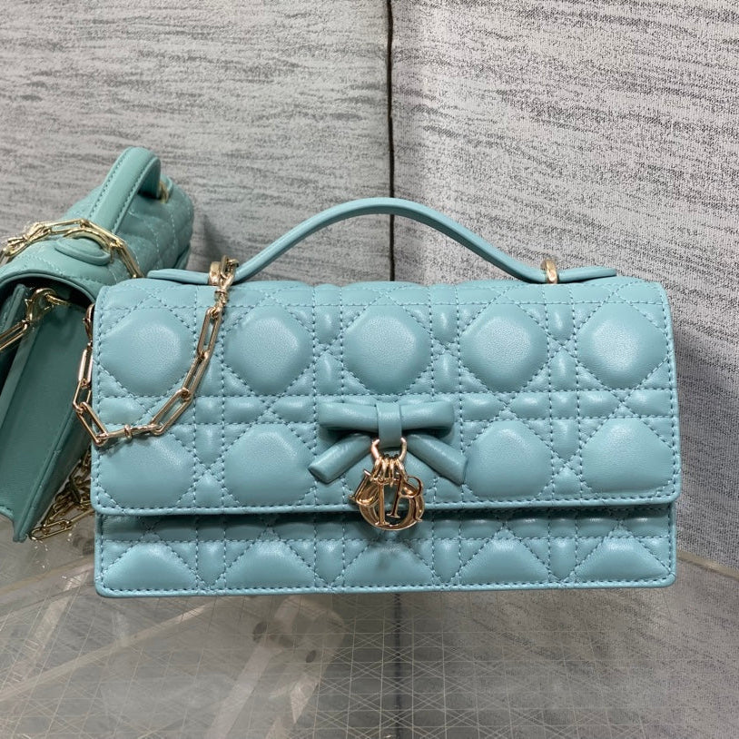 Dior 2026 My Dior Bag Tourmaline Blue Lambskin