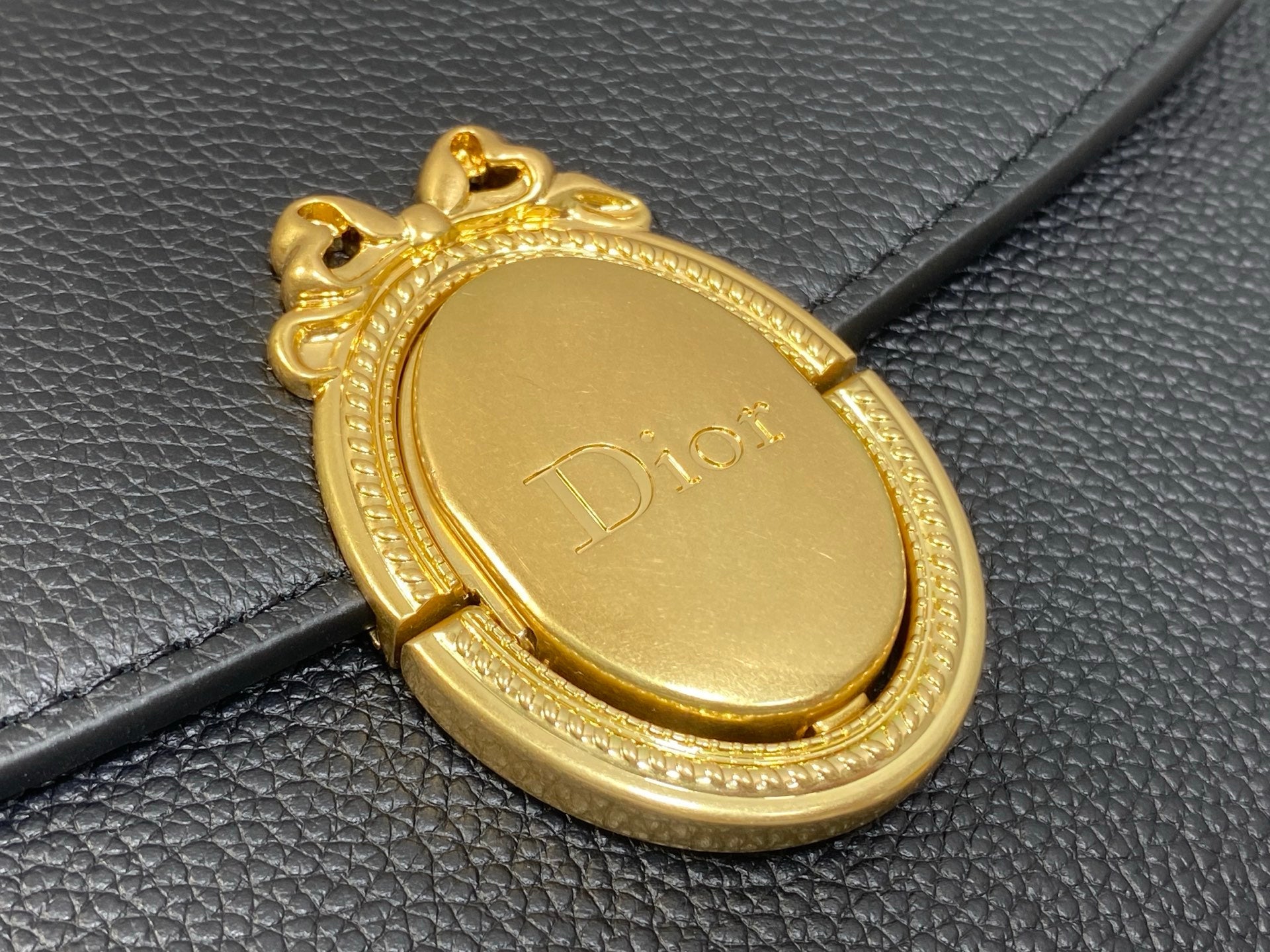 Dior 2026 Médaillon Flap Bag 23cm Grained Calfskin