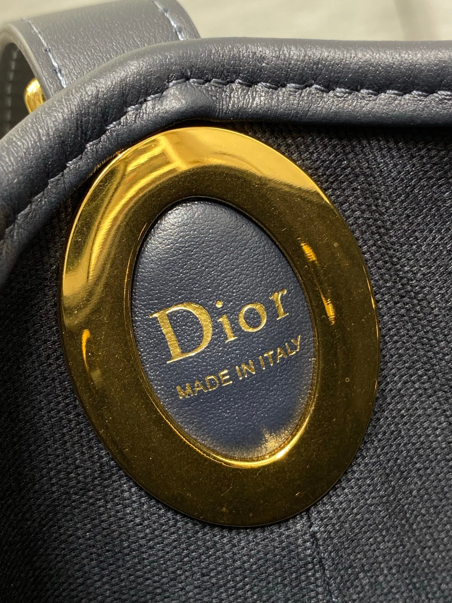 Dior 2026 Medaillon Bucket Bag 19.5cm Fabric And Grained Calfskin