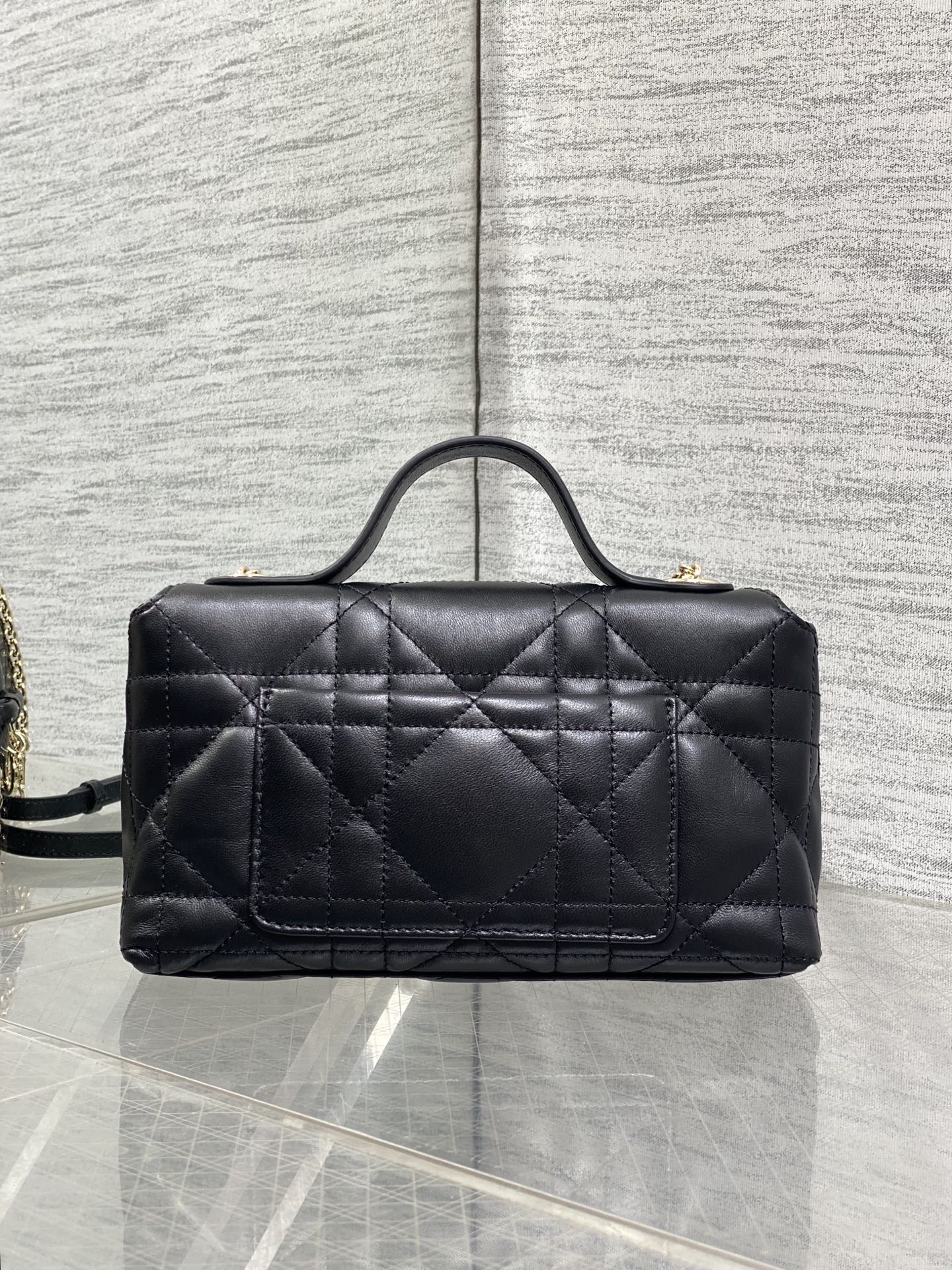 Dior 2026 My Tender Dior Top Handle Bag 21cm Lambskin