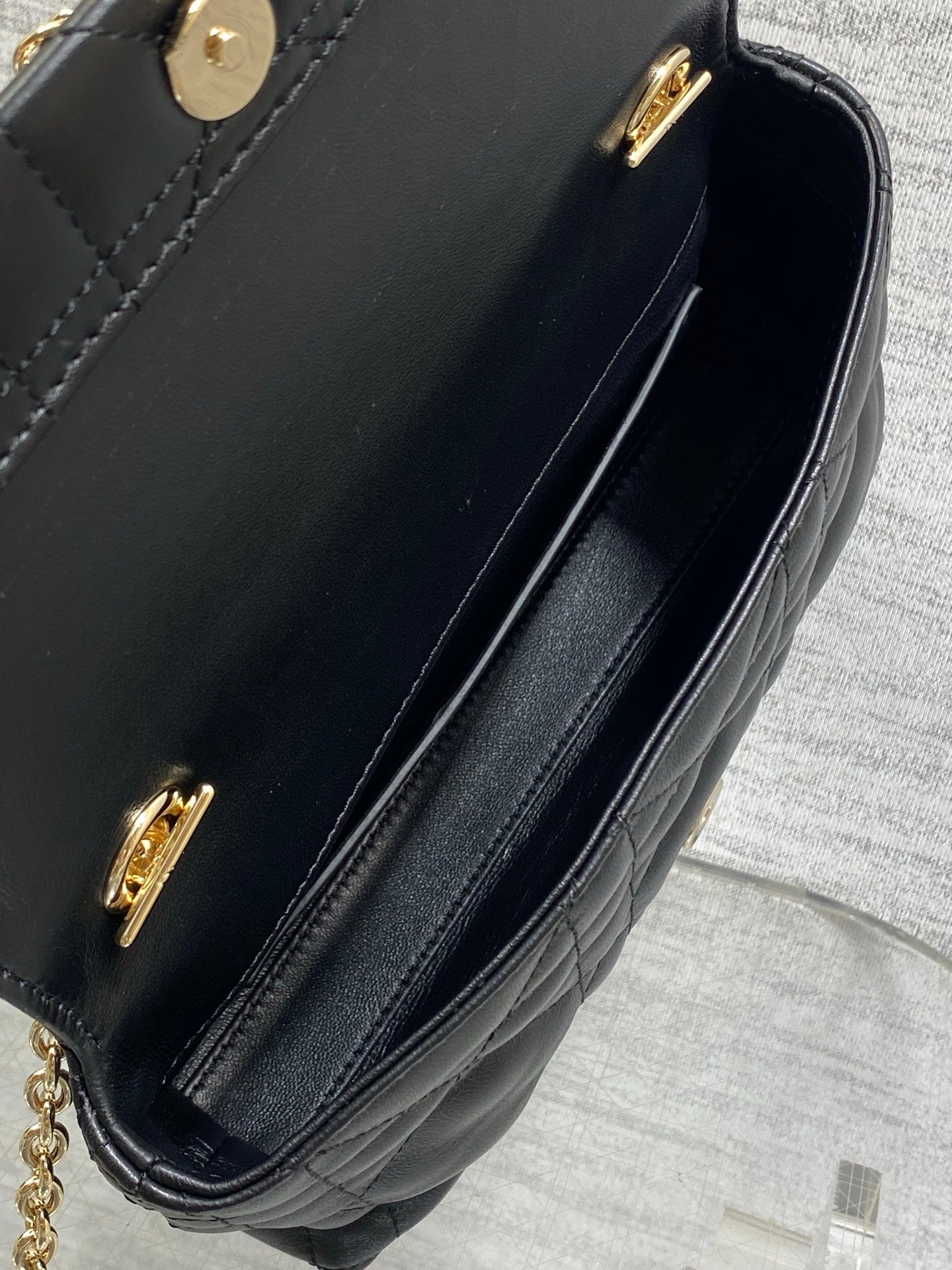 Dior 2026 My Tender Dior Top Handle Bag 21cm Lambskin