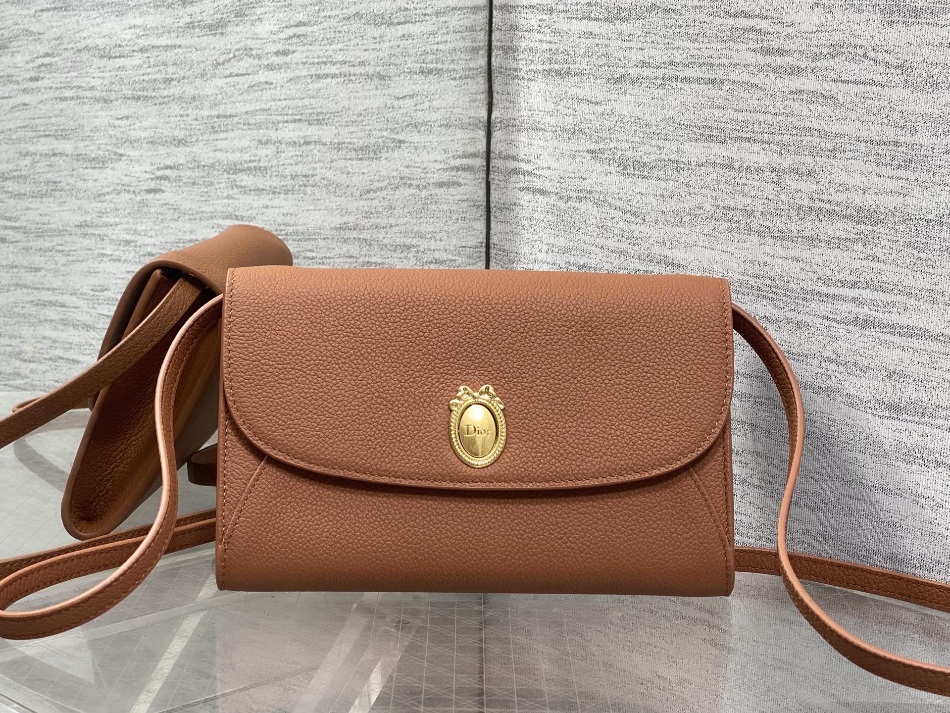 Dior 2026 Medaillon Bag 23cm Embossed Calfskin 378674