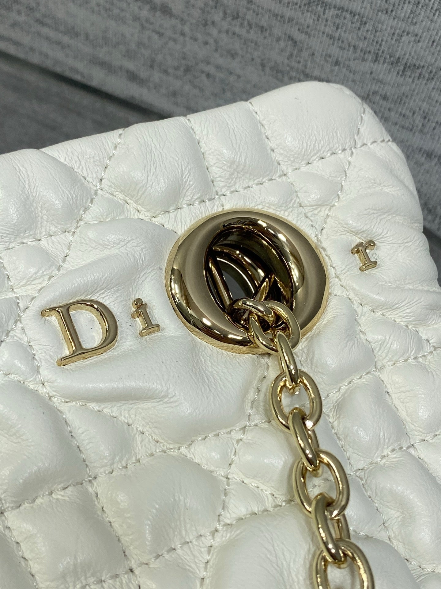 Dior 2026 Crunchy Bag 33cm Cannage Leather 378818