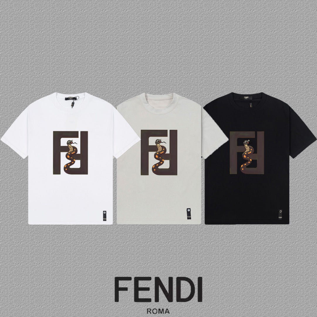 Fendi 2026 Men's Short-Sleeve T-Shirt Cotton 806084