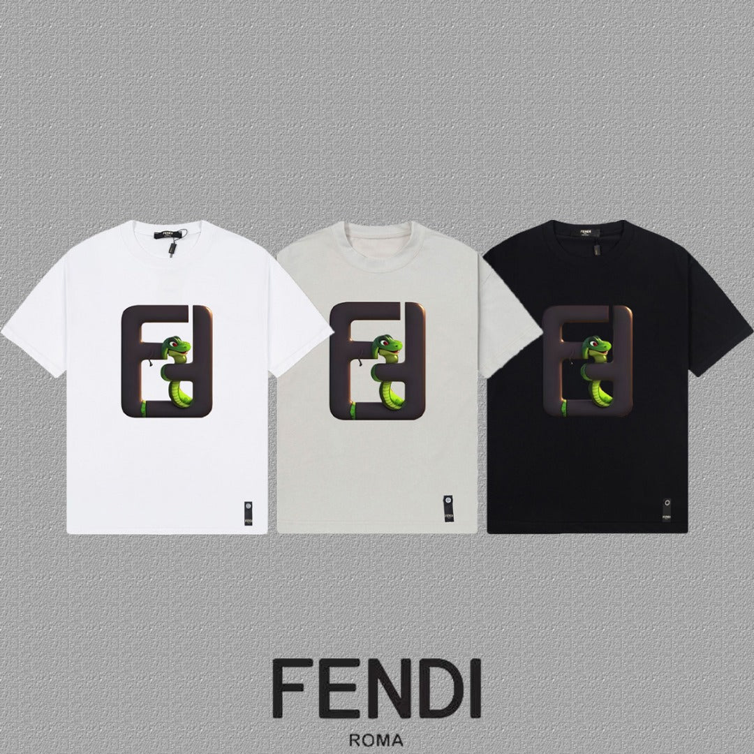 Fendi 2026 Men's Short-Sleeve T-Shirt Cotton 806090