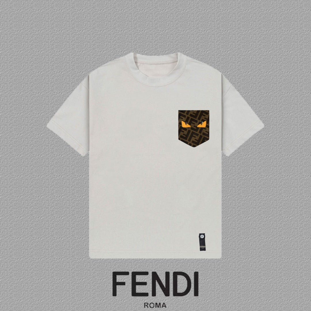 Fendi 2026 Men's Short-Sleeve T-Shirt Cotton 806096