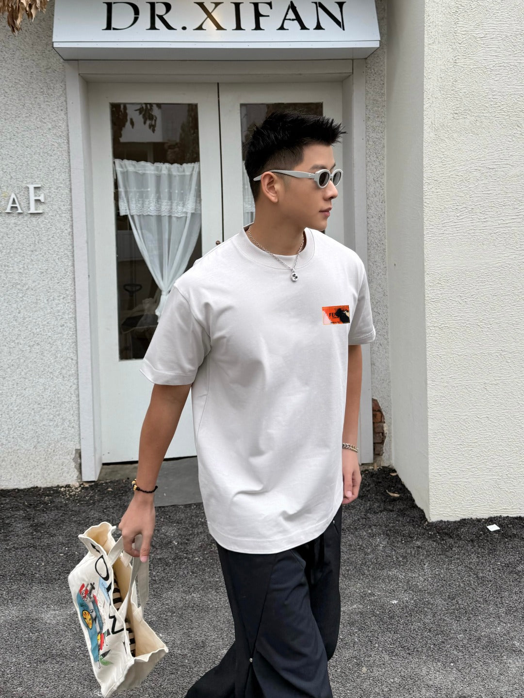 Fendi 2026 Men's Short-Sleeve T-Shirt Cotton 806099