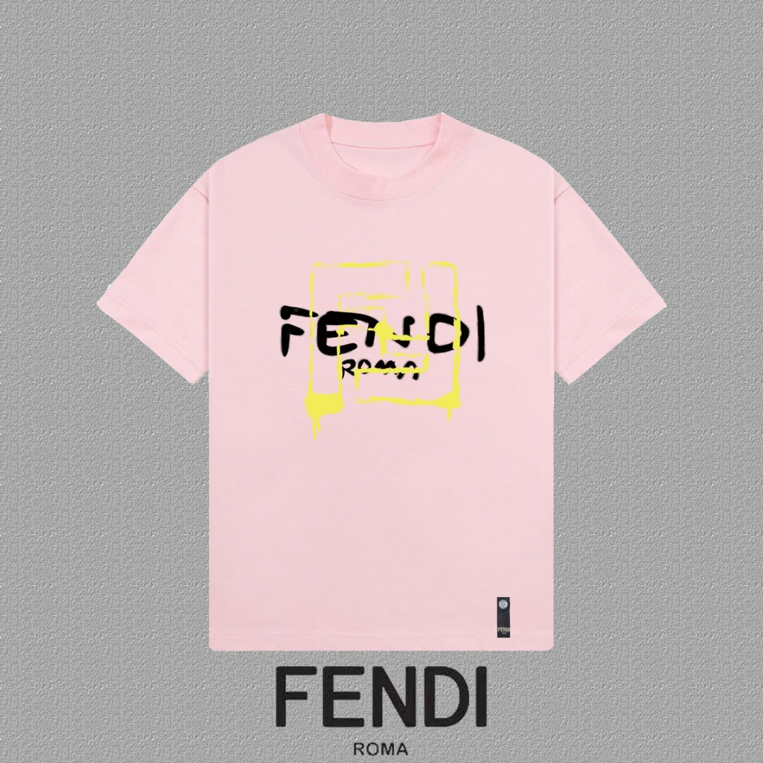 Fendi 2026 Men's Short-Sleeve T-Shirt Cotton 805945