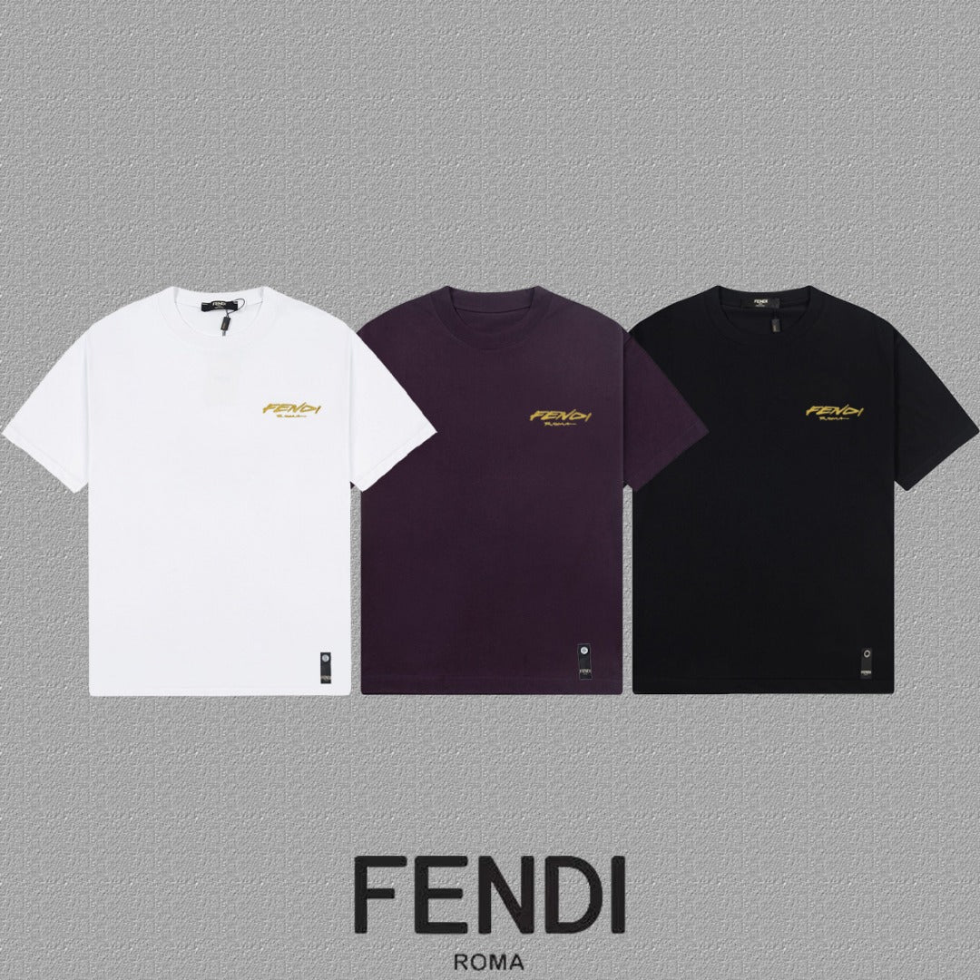 Fendi 2026 Men's Short-Sleeve T-Shirt Cotton 805951