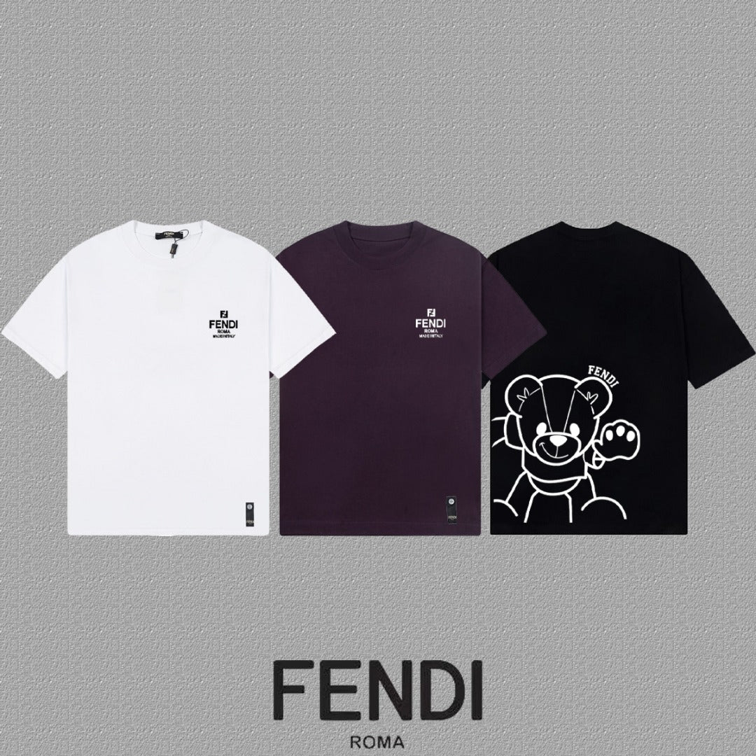 Fendi 2026 Men's Short-Sleeve T-Shirt Cotton 805957