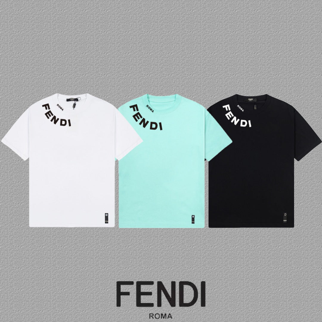 Fendi 2026 Men's Short-Sleeve T-Shirt Cotton 805987