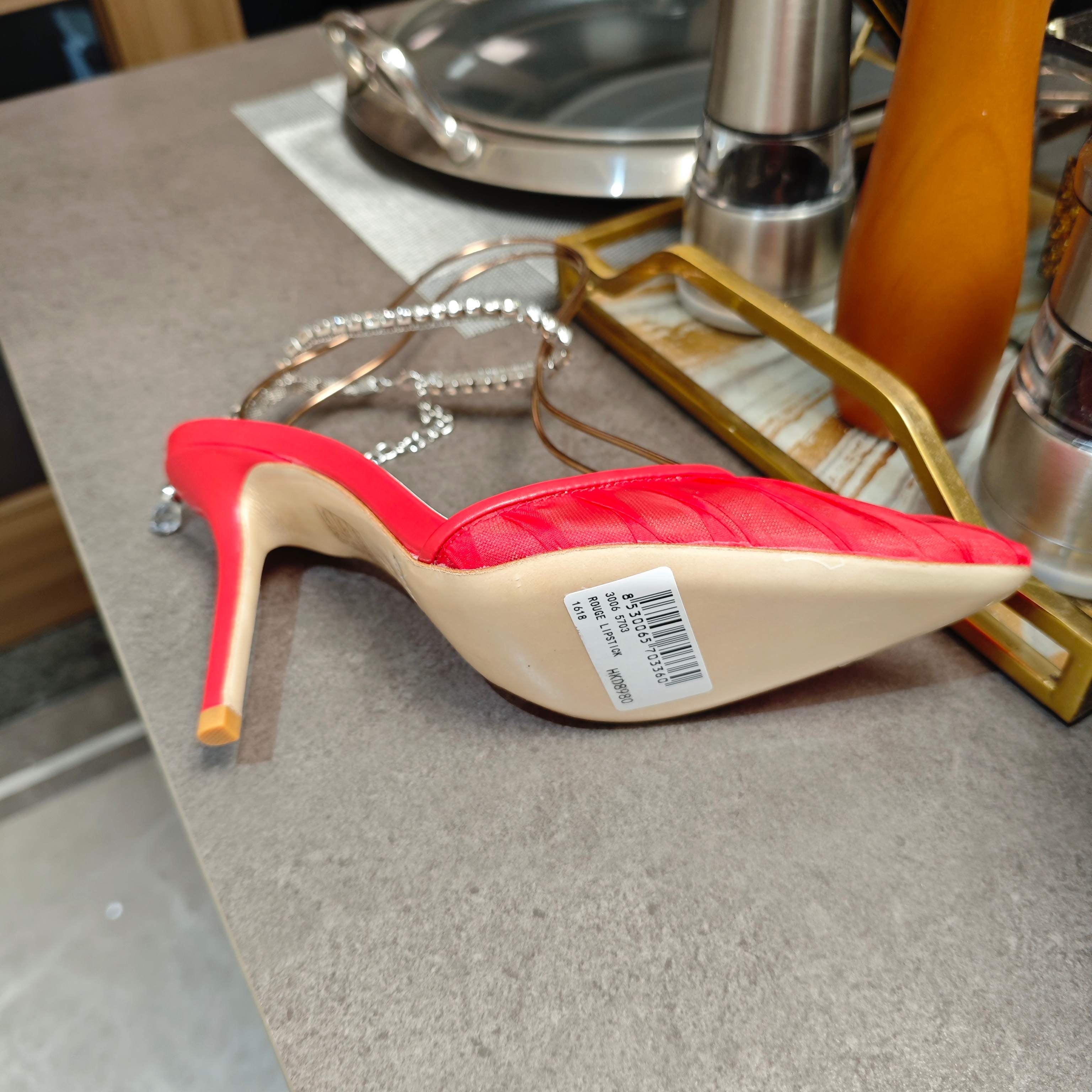 Jimmy 25 Seada 100 Pump Red Cowhide 240048