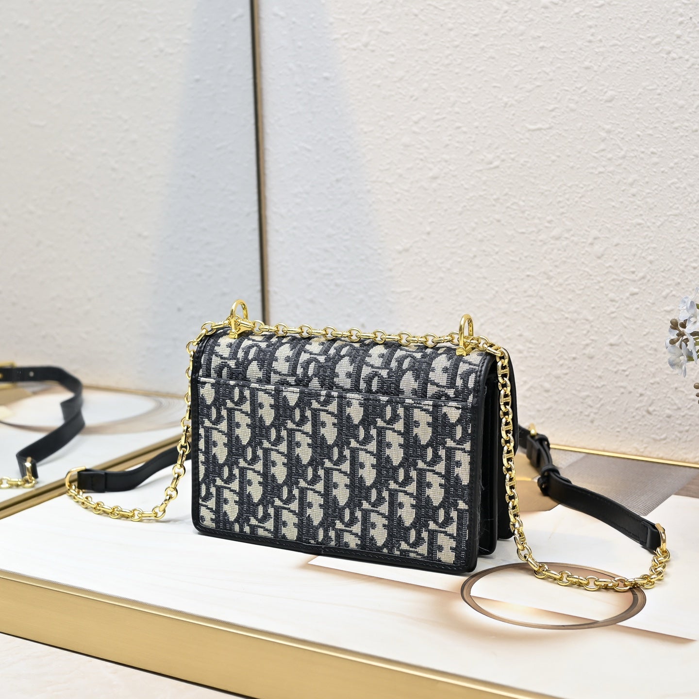 Dior 2026 Miss Caro Mini Bag 18cm Fabric Leather