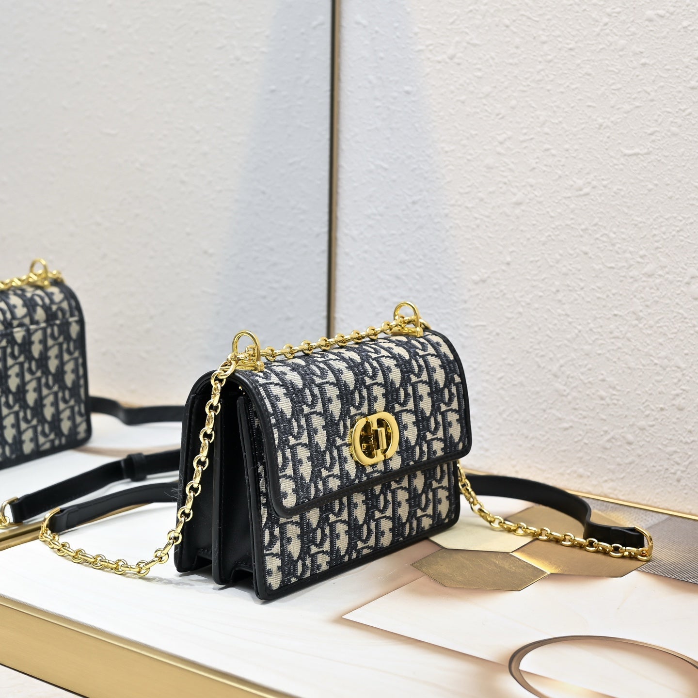 Dior 2026 Miss Caro Mini Bag 18cm Fabric Leather