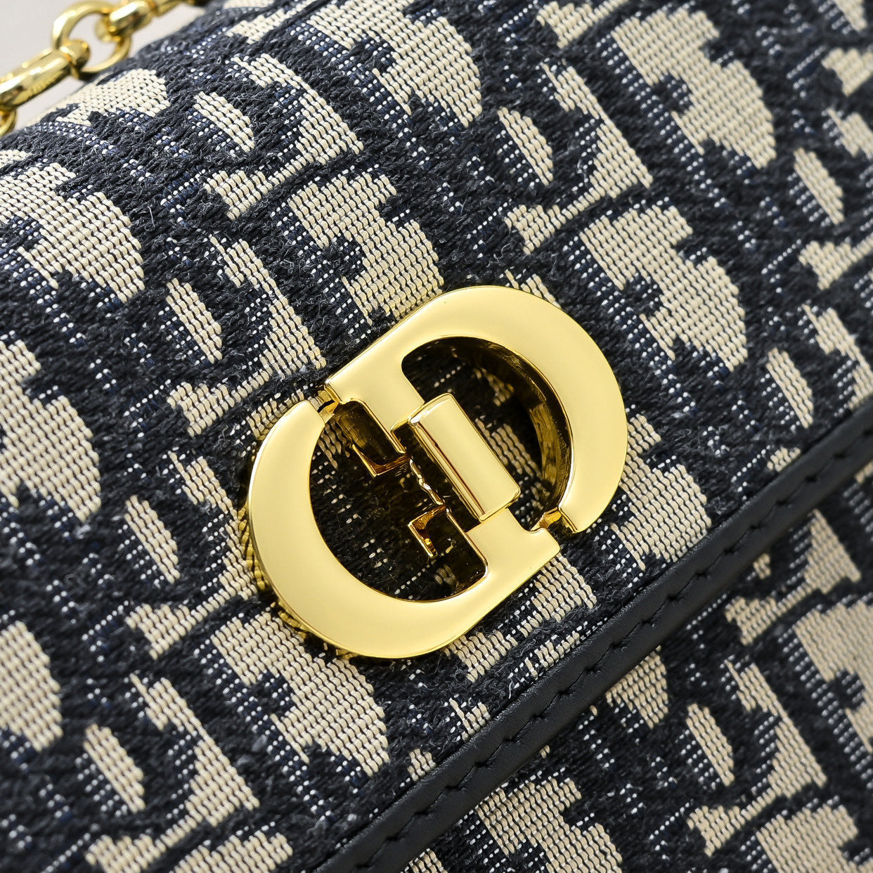 Dior 2026 Miss Caro Mini Bag 18cm Fabric Leather