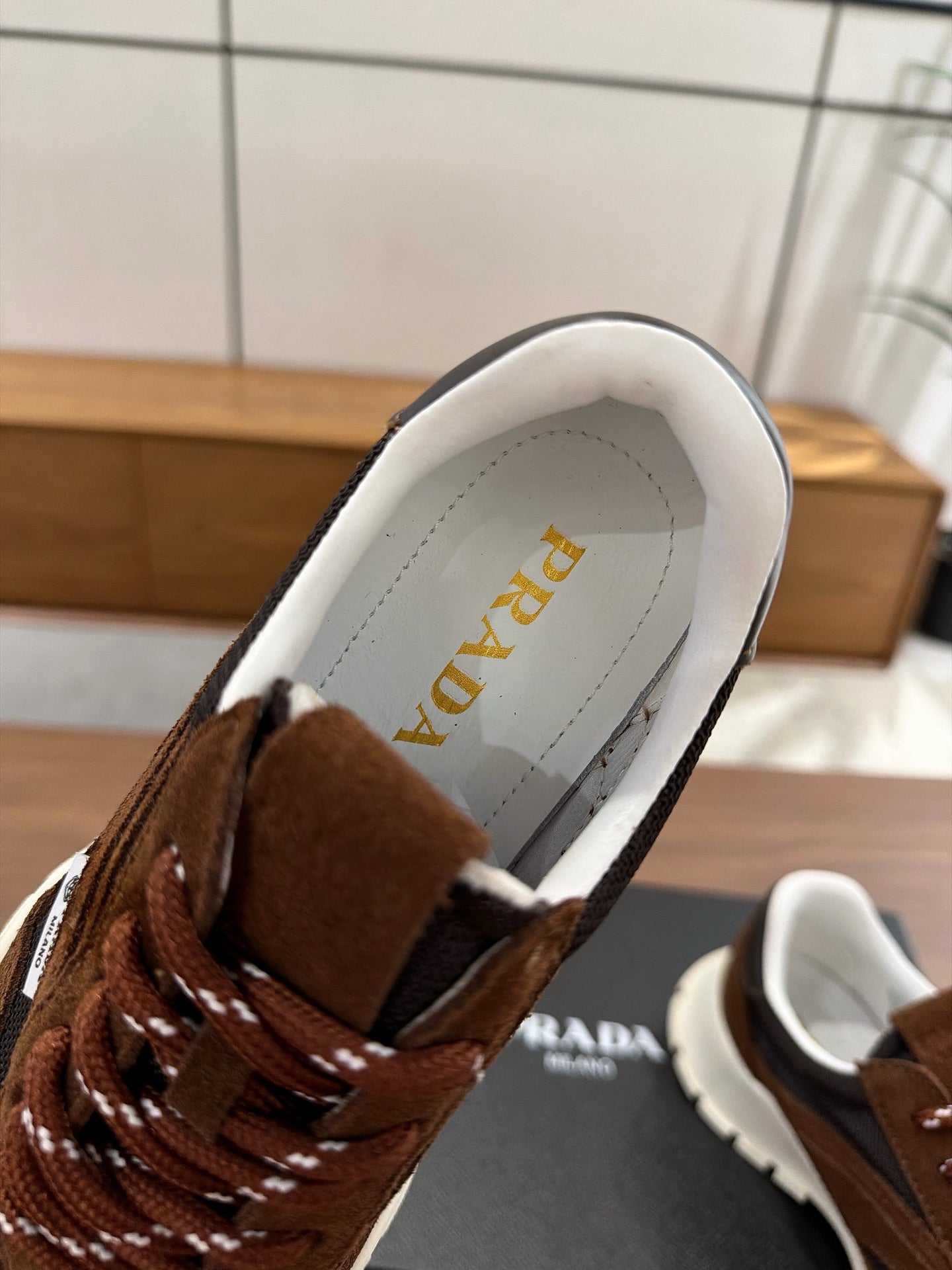 Prada 2026 Sneaker Suede Fabric 855957