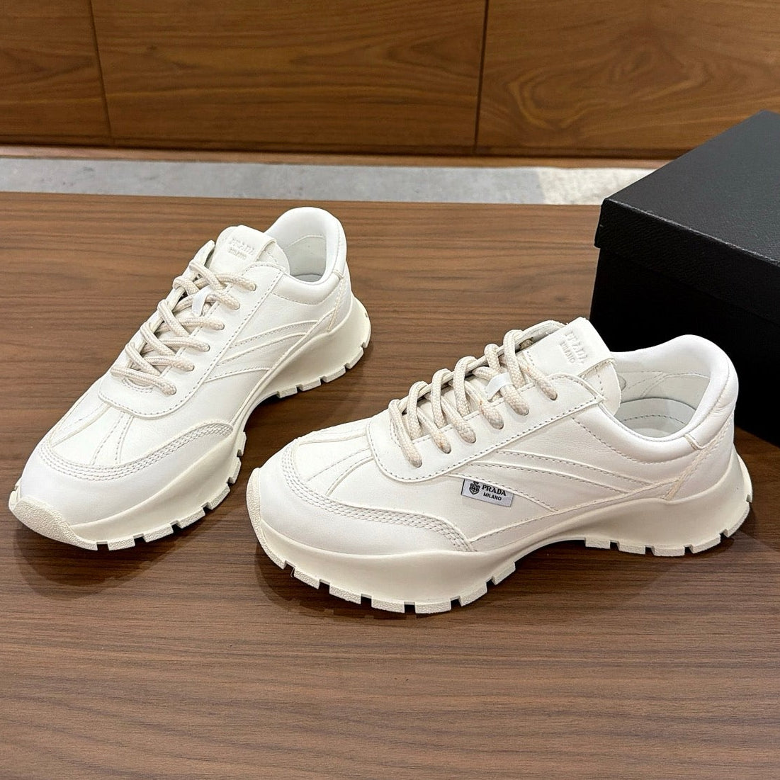 Prada 2026 Sneaker White Leather 855960