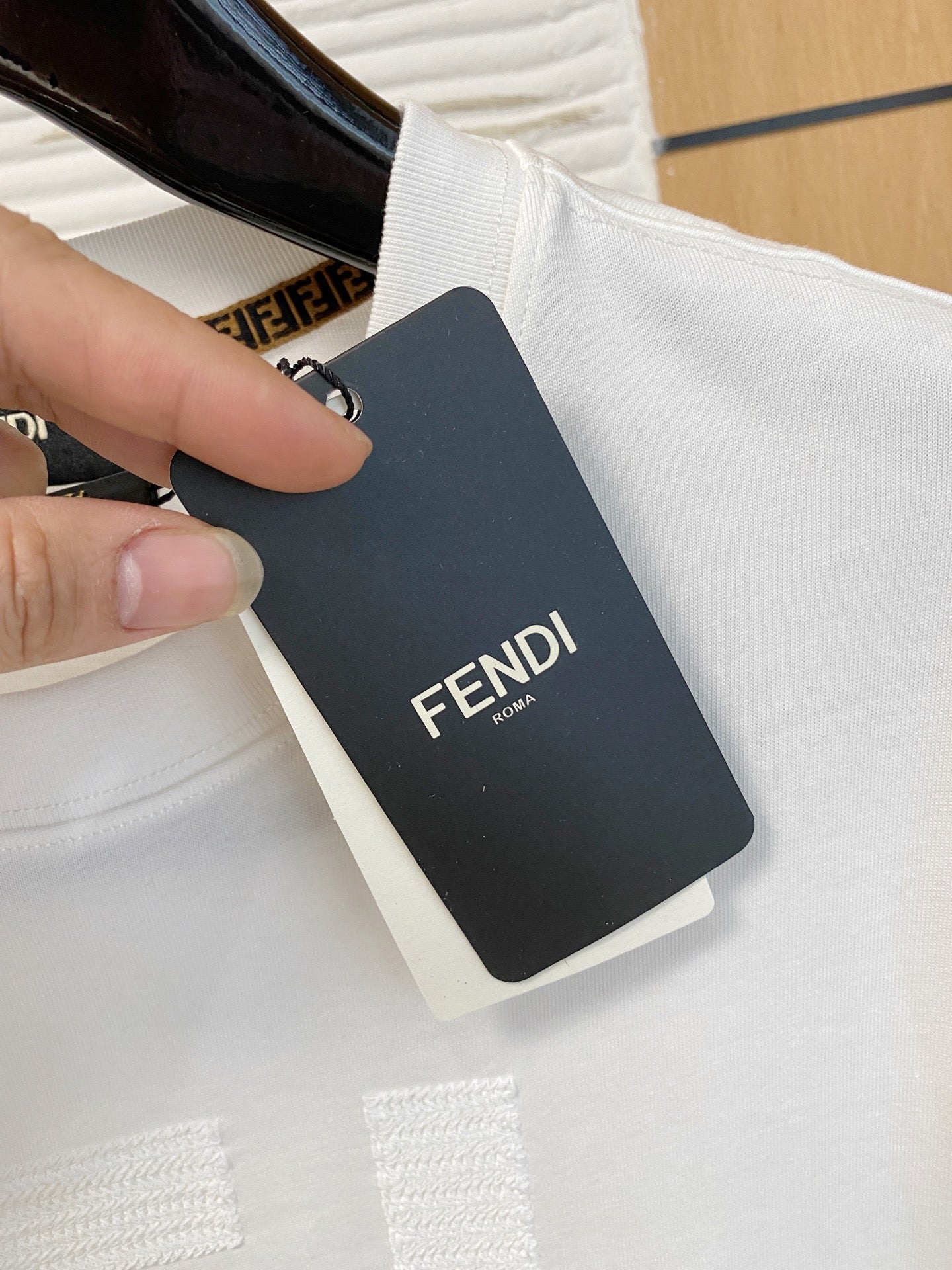 Fendi 2026 Short-Sleeve T-Shirt Cotton 739778