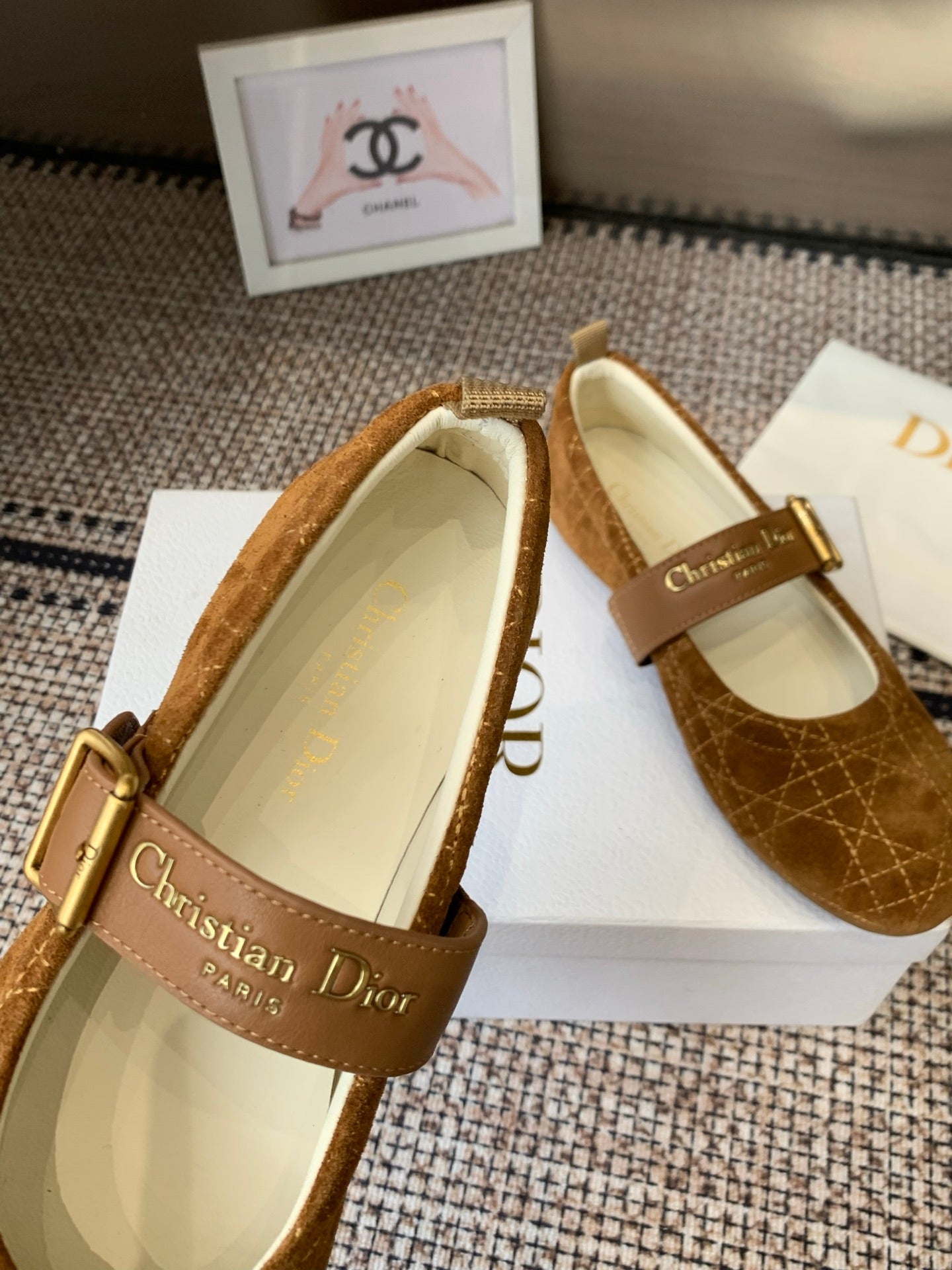 Dior 2026 Frost Ballet Flat Seude 224834