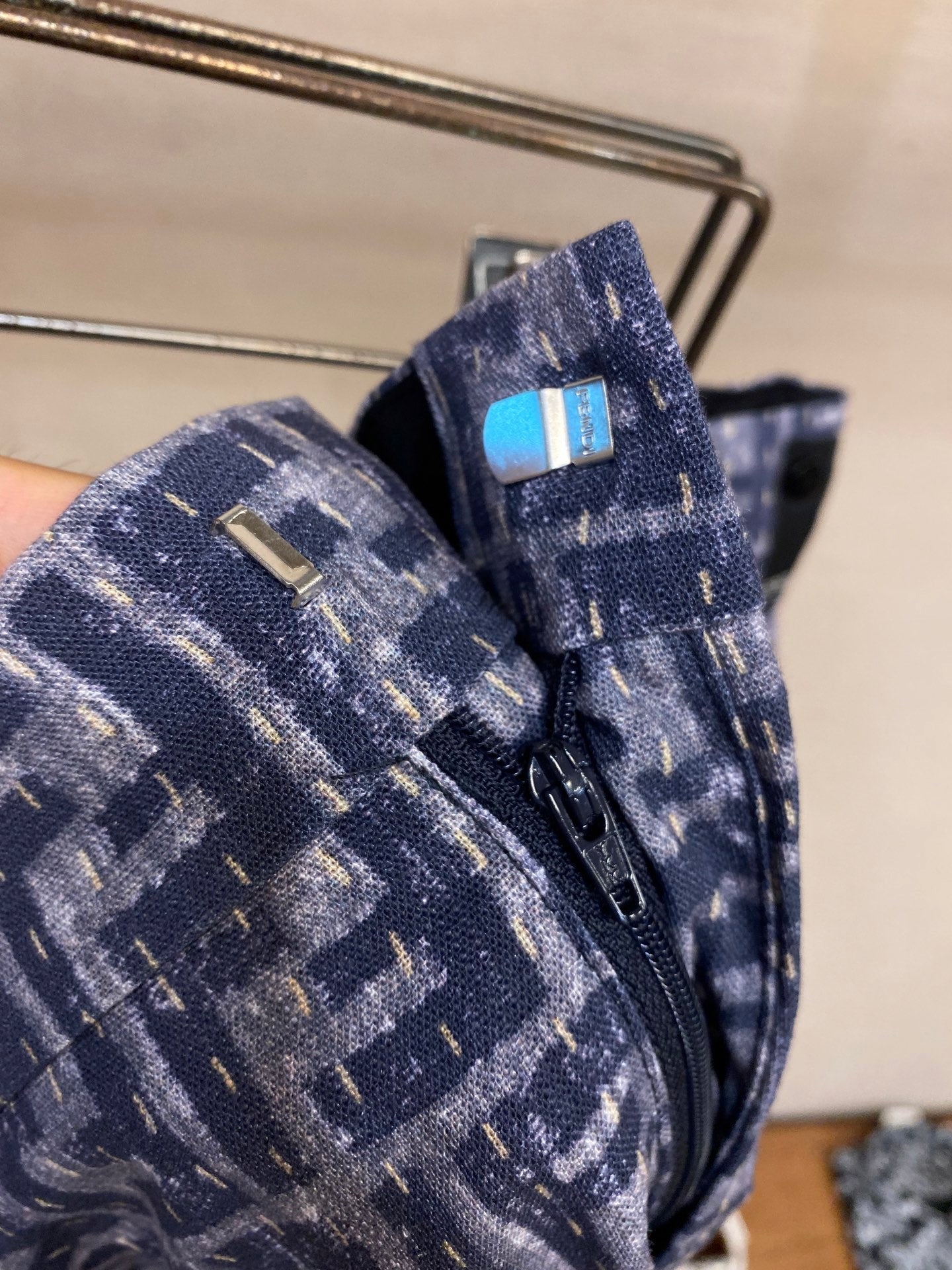 Fendi 2026 Men's Shorts Monogram Blue Fabric 801991
