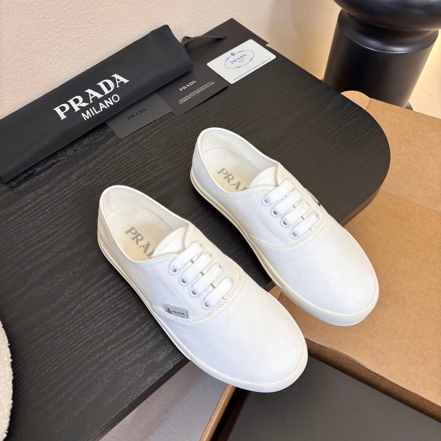 PRA 26S Casual Shoes White Canvas 627467