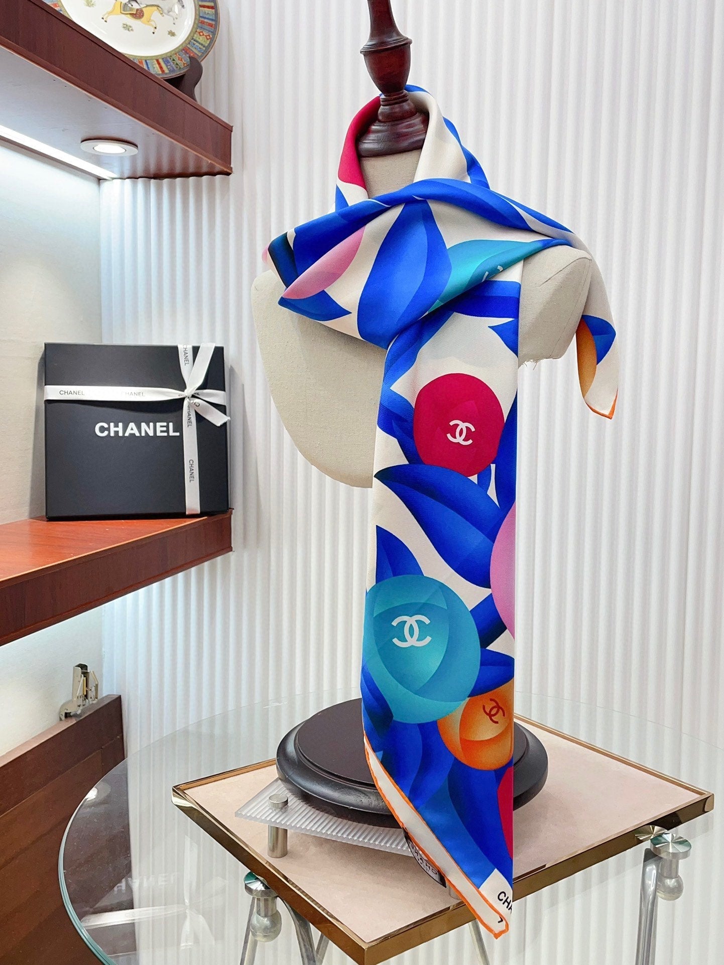 CC Square Scarf 90 CM In Colorful Silk Twill 193820