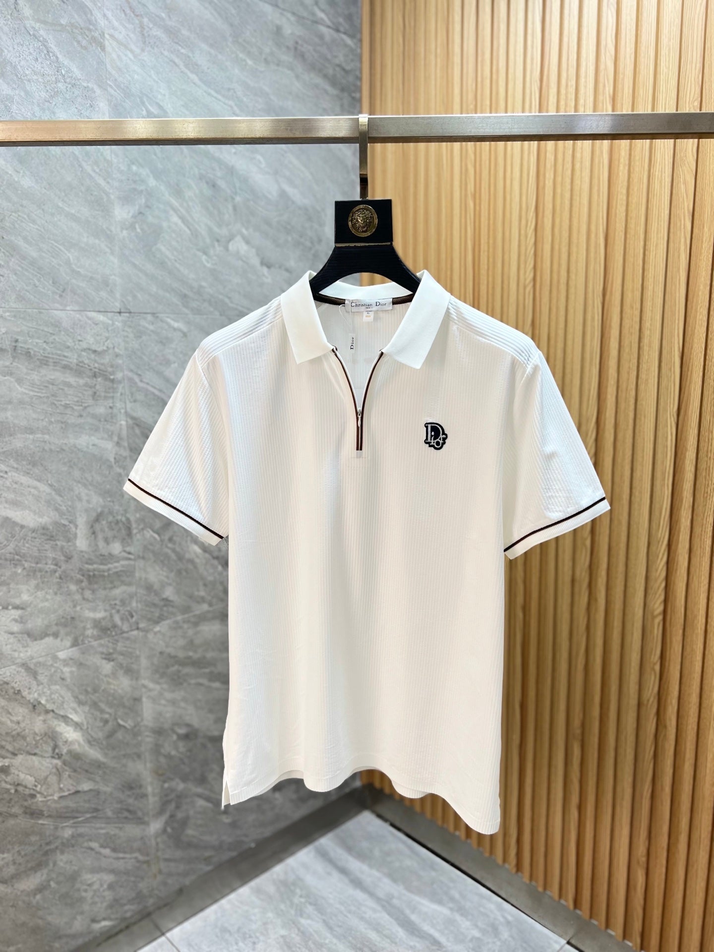CD 2026 Short-Sleeve Polo Shirt Cotton Ribbed 316770