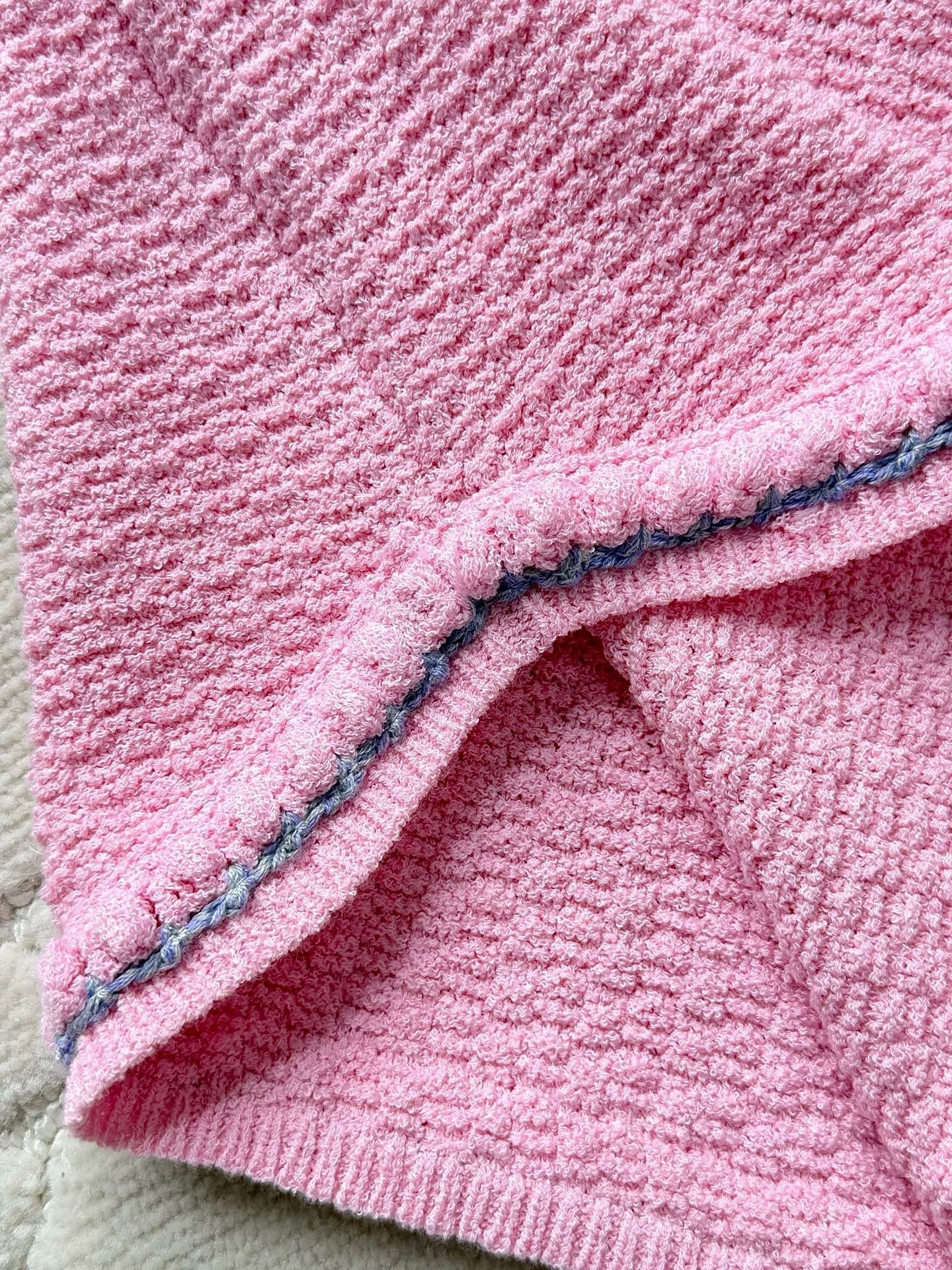 CC 25 cardigan set pink wool 237296