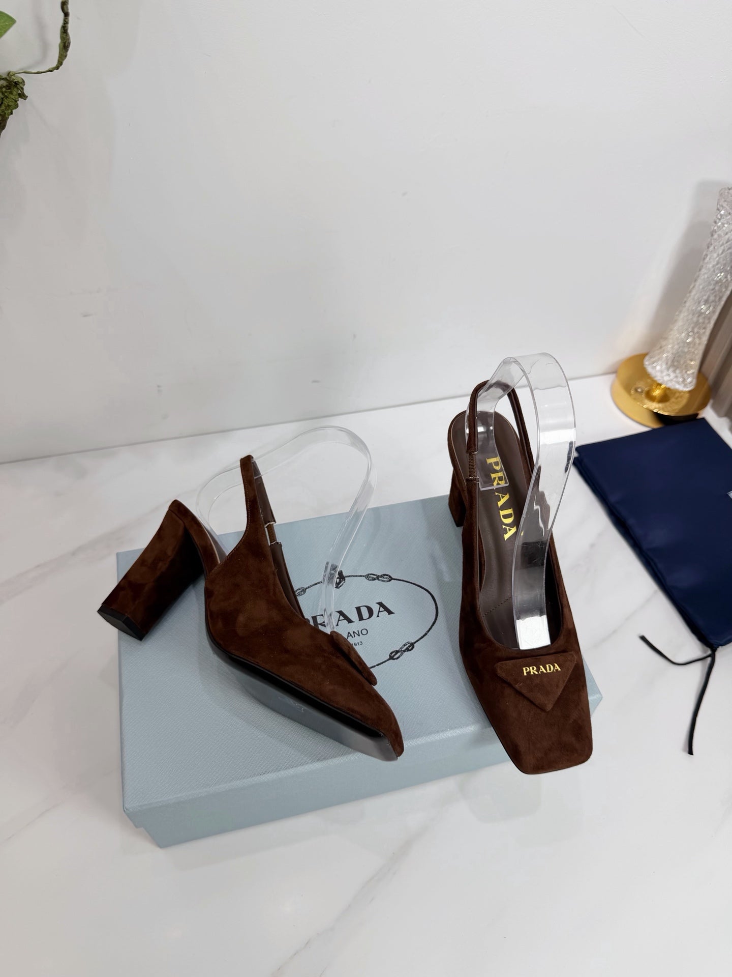 PRA 26SS Slingback 85 Suede 592374