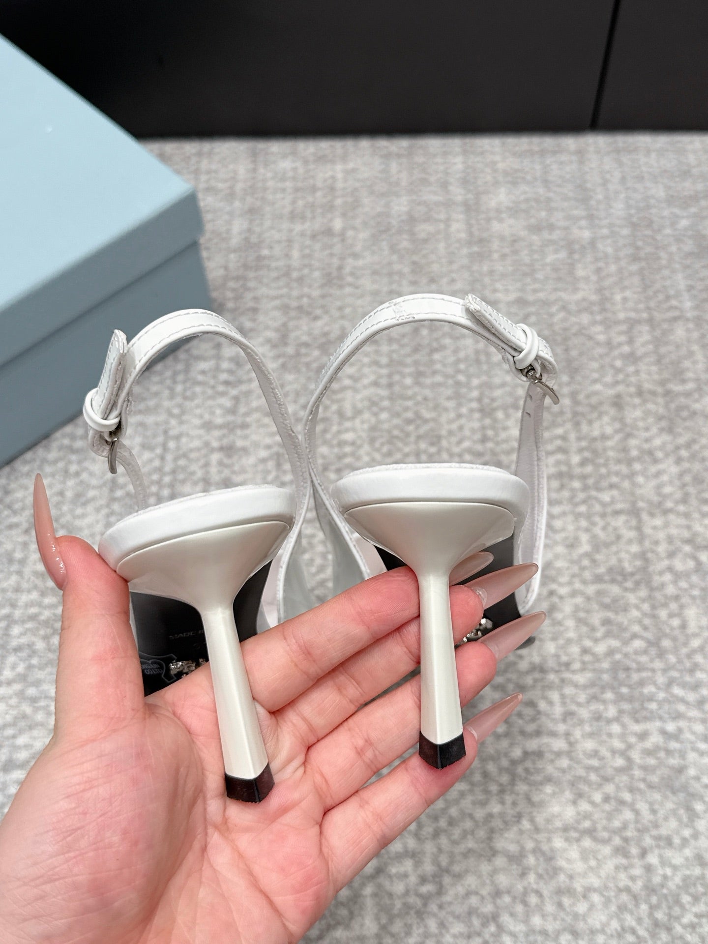 Prada 2026 Slingback 75mm Leather 855685