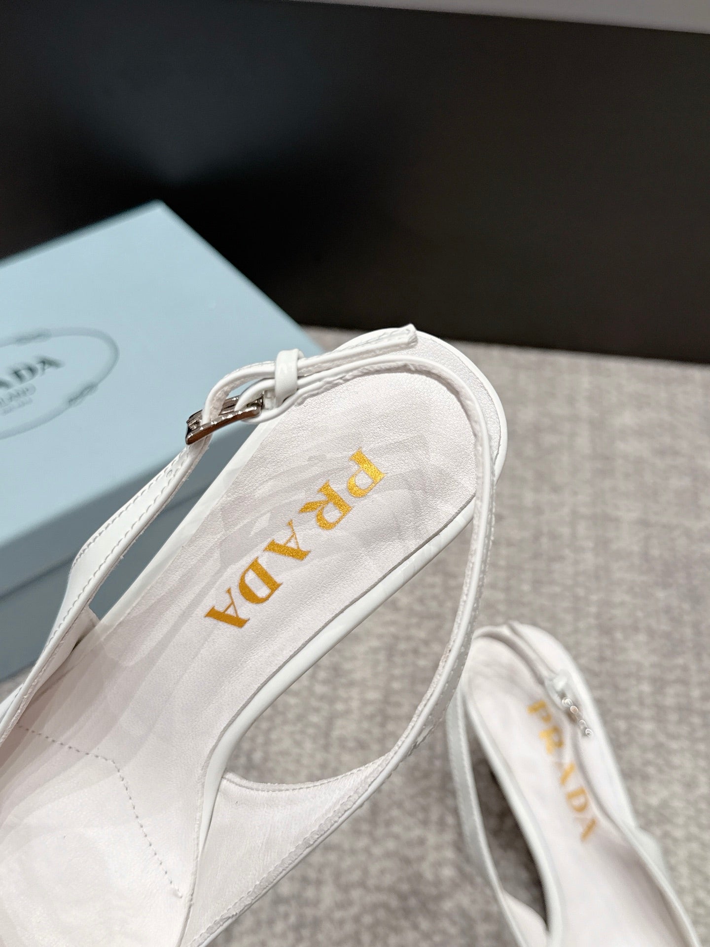Prada 2026 Slingback 75mm Leather 855685