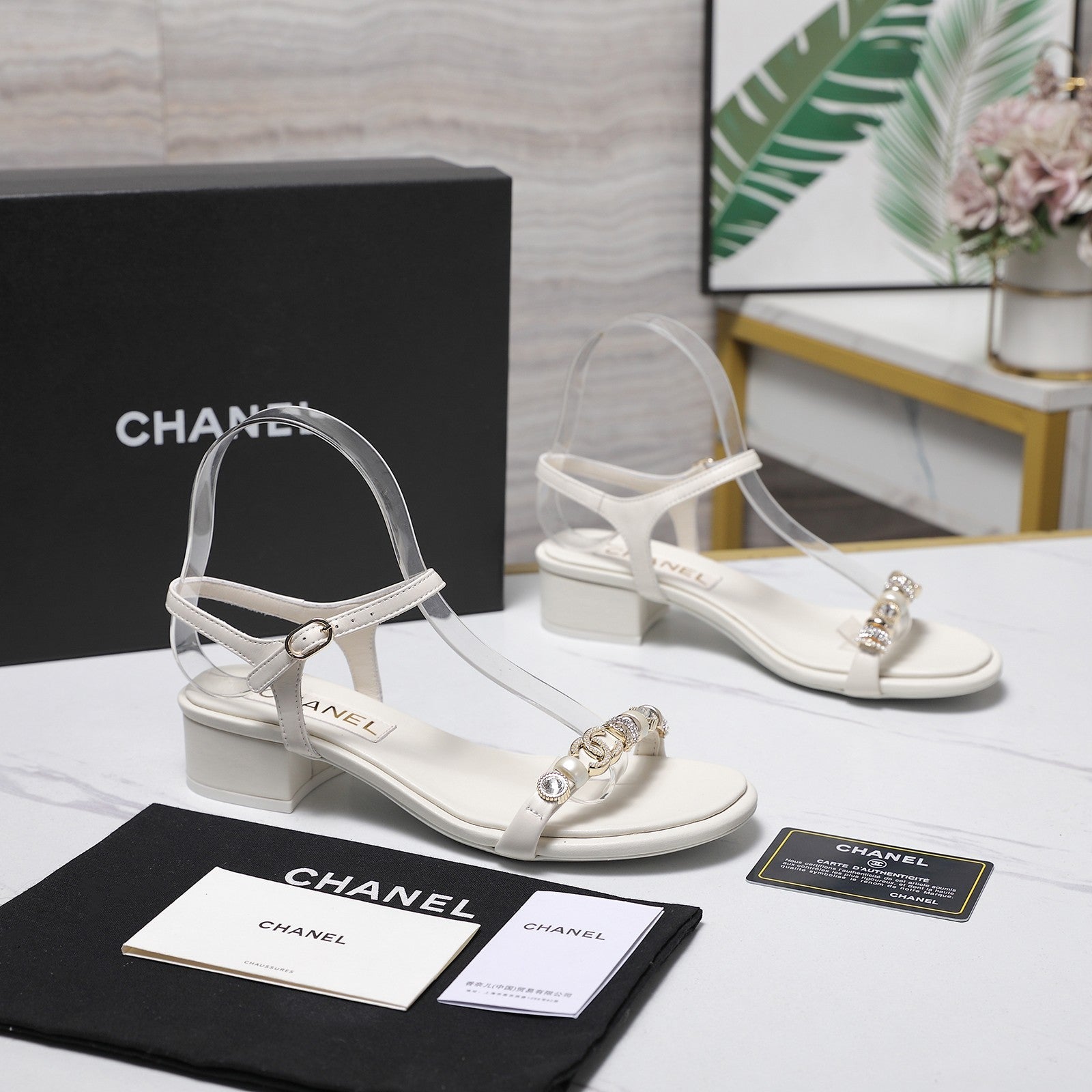 Chanel 2026 Sandals 25mm Cowhide 758397