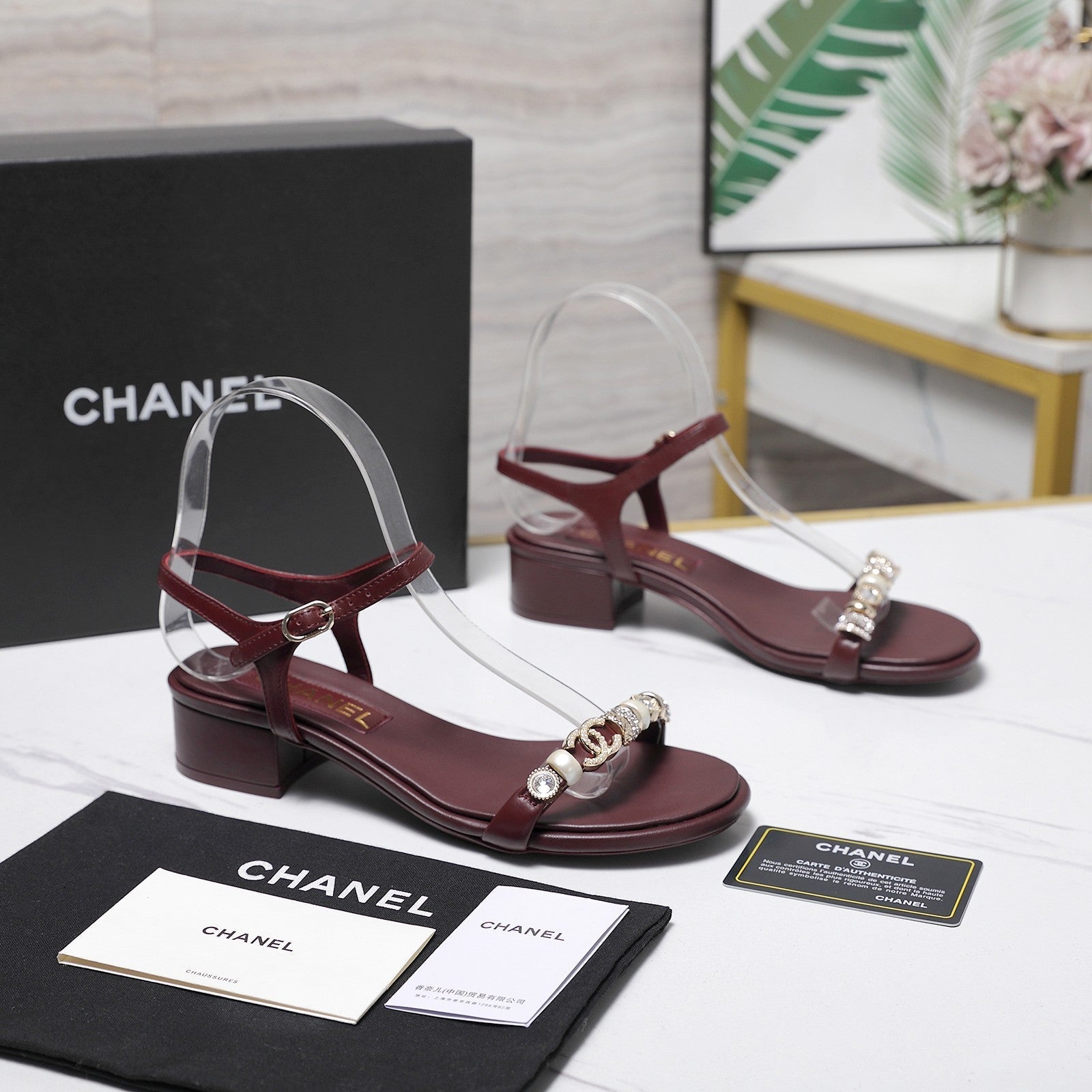 Chanel 2026 Sandals 25mm Cowhide 758397