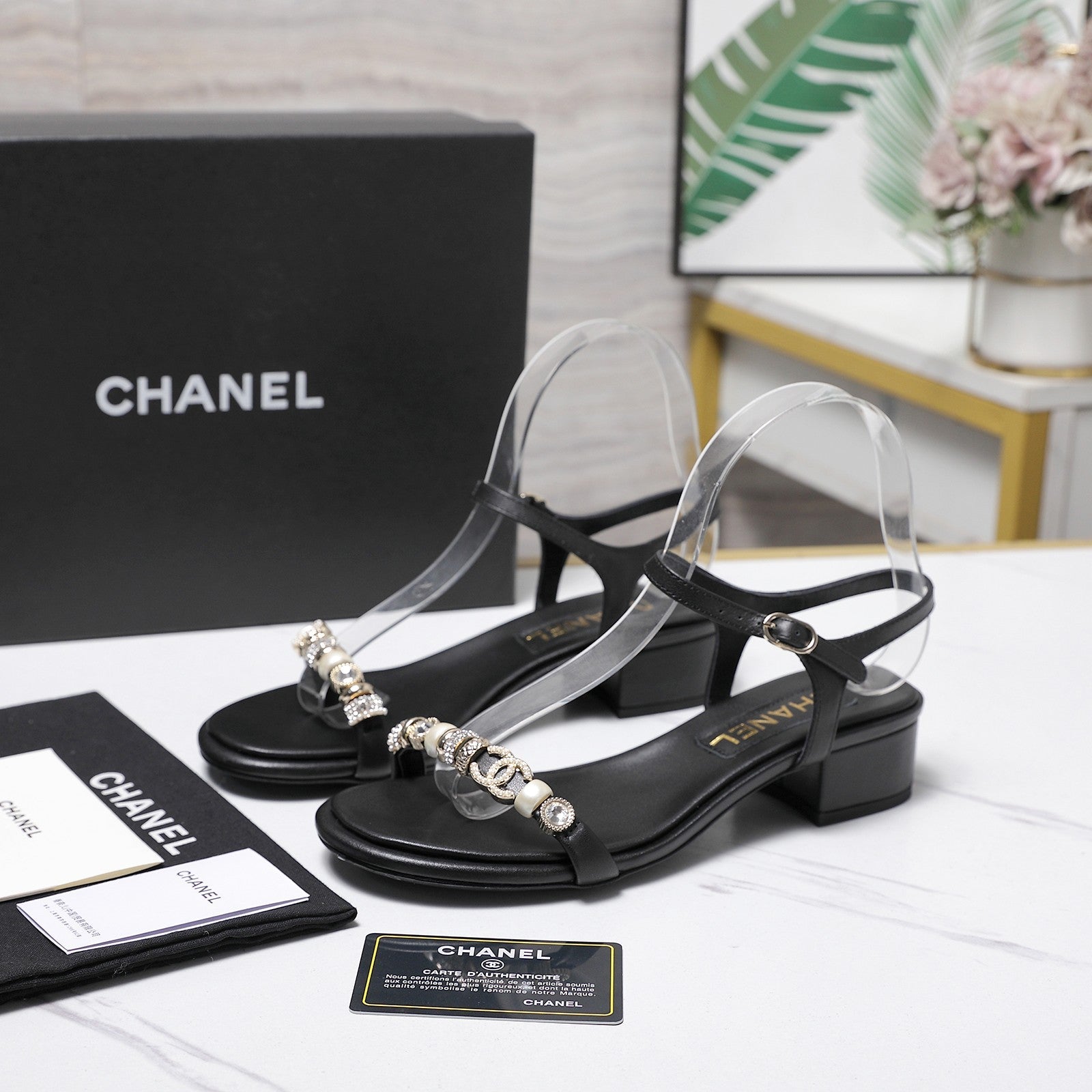 Chanel 2026 Sandals 25mm Cowhide 758397