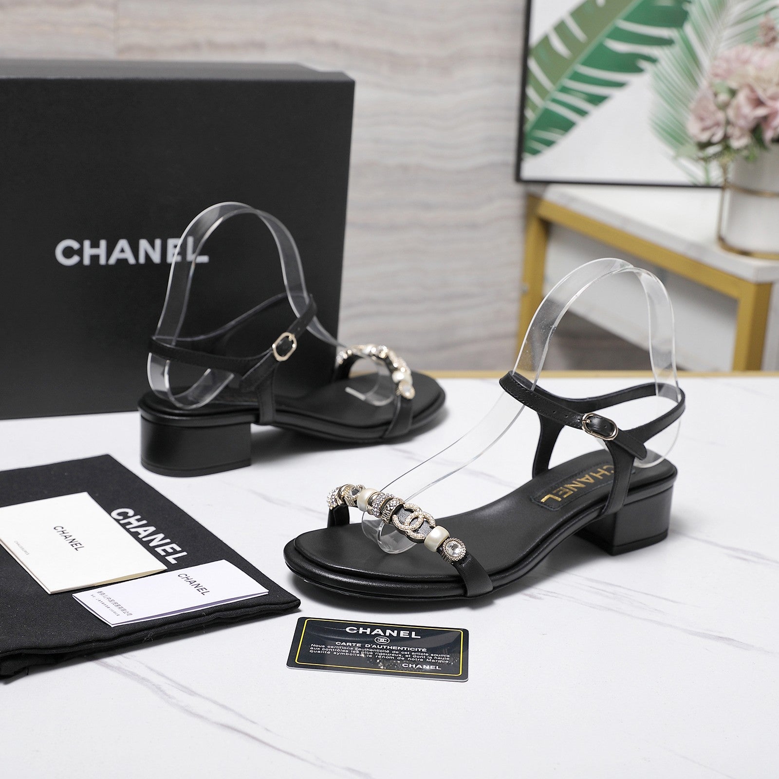 Chanel 2026 Sandals 25mm Cowhide 758397