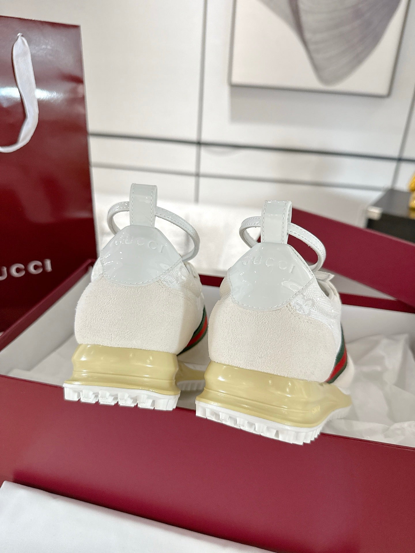 GC 2025 Re-Motion Sneaker White Suede Cowhide 292412