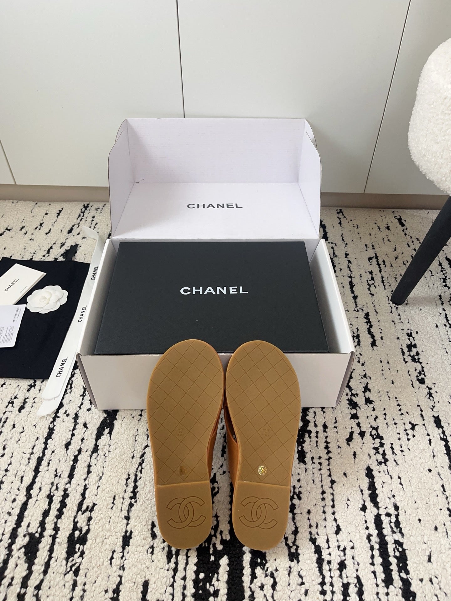 Chanel 2026 Cross-Strap Sandals Sheepskin Leather 778279