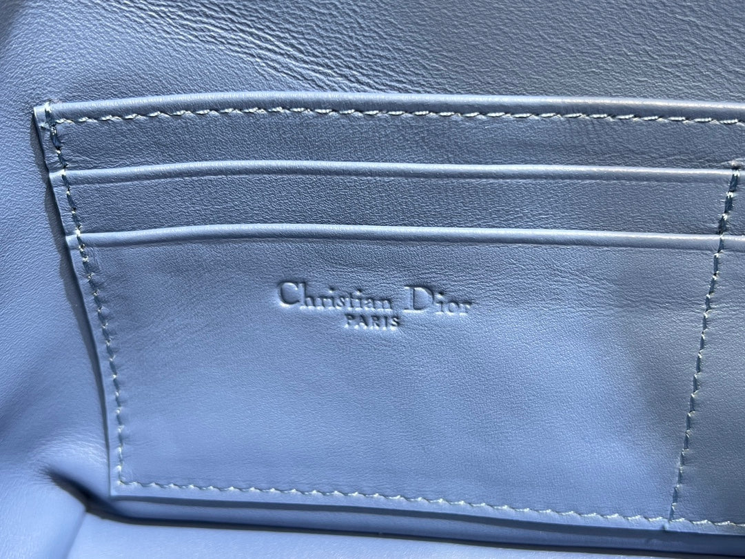 Dior 2026 Star Hobo Bag With Chain 28.5cm Tweed Leather