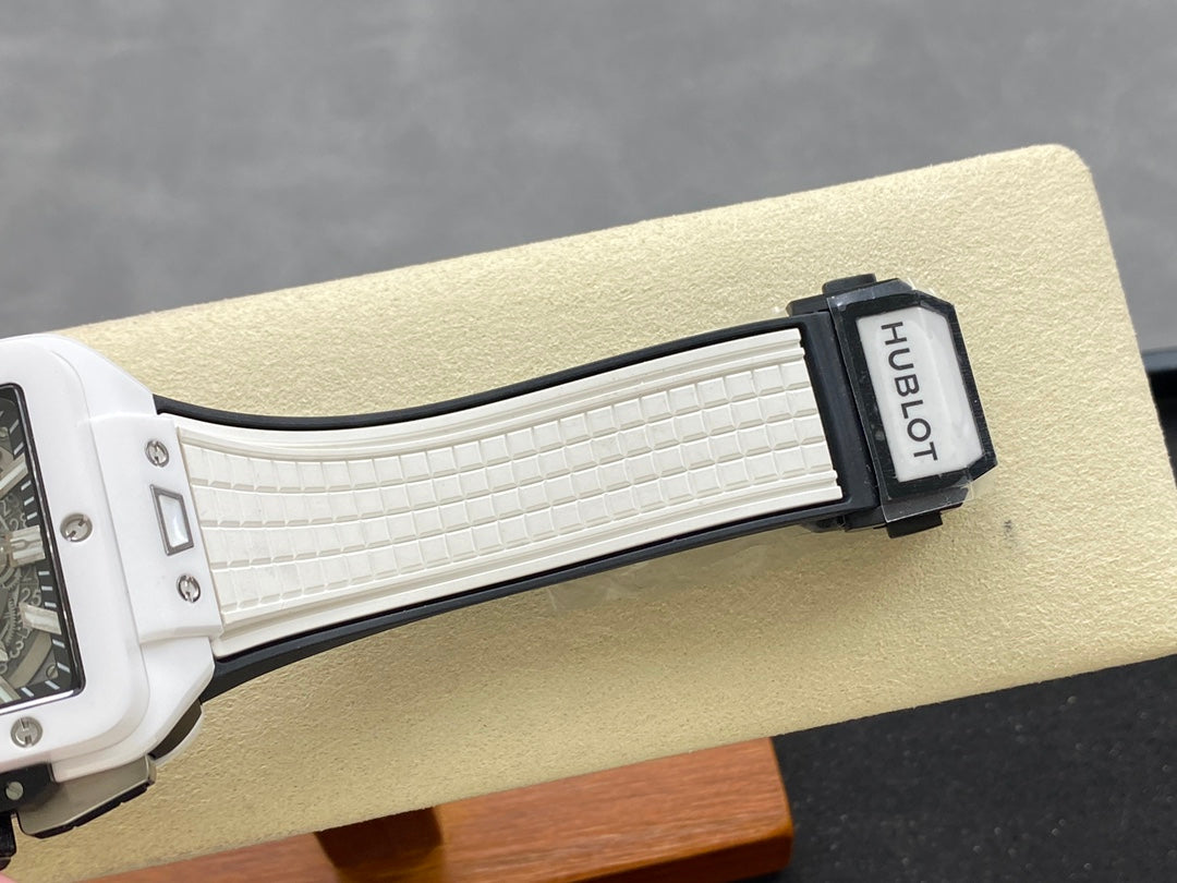 Hublot Square Bang Unico White Ceramic 42mm Watch