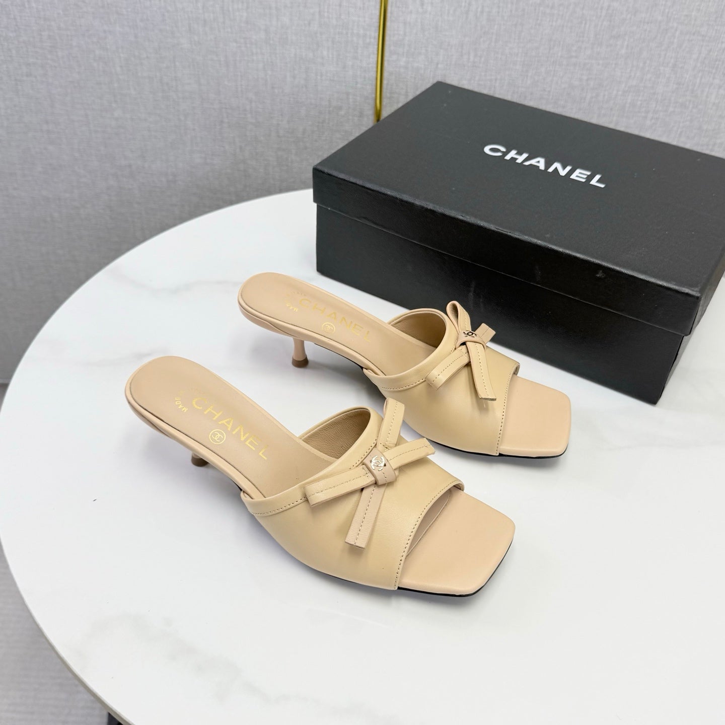 Chanel 2026 Heeled Sandal 35mm Sheepskin 904510