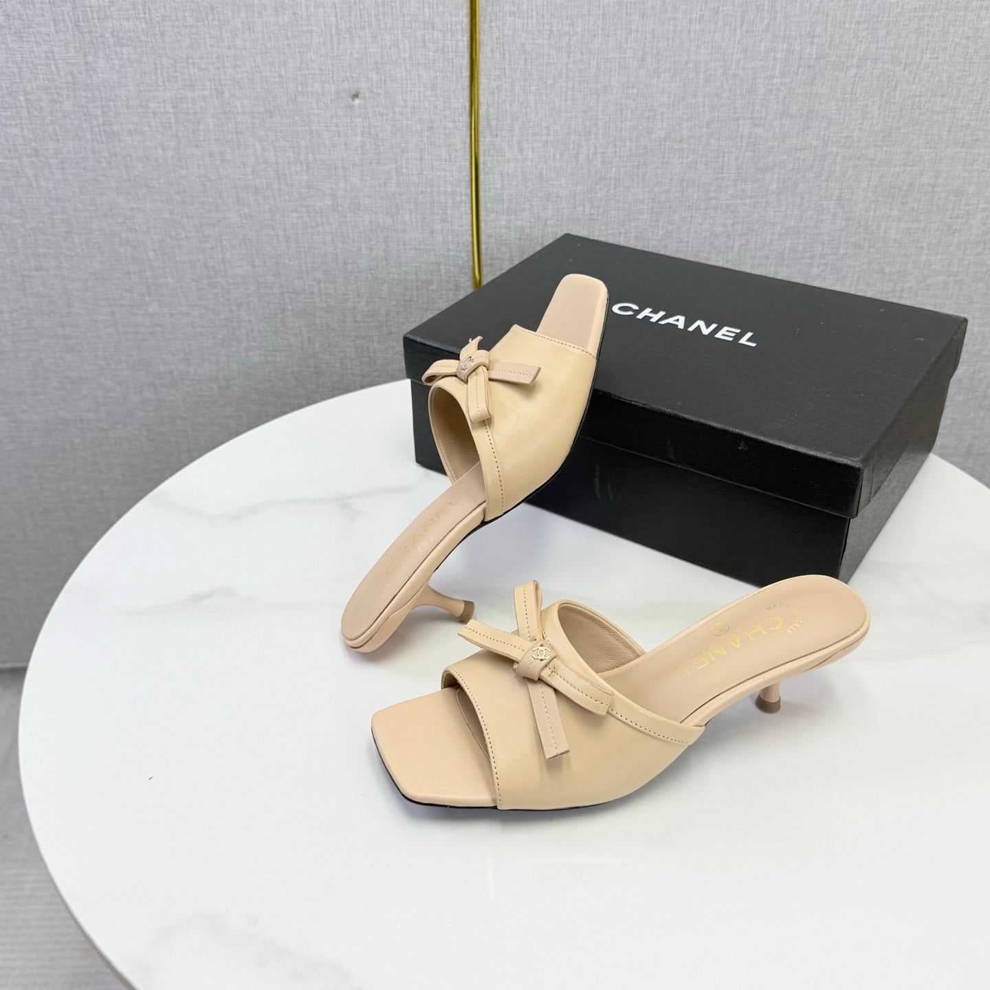Chanel 2026 Heeled Sandal 35mm Sheepskin 904510